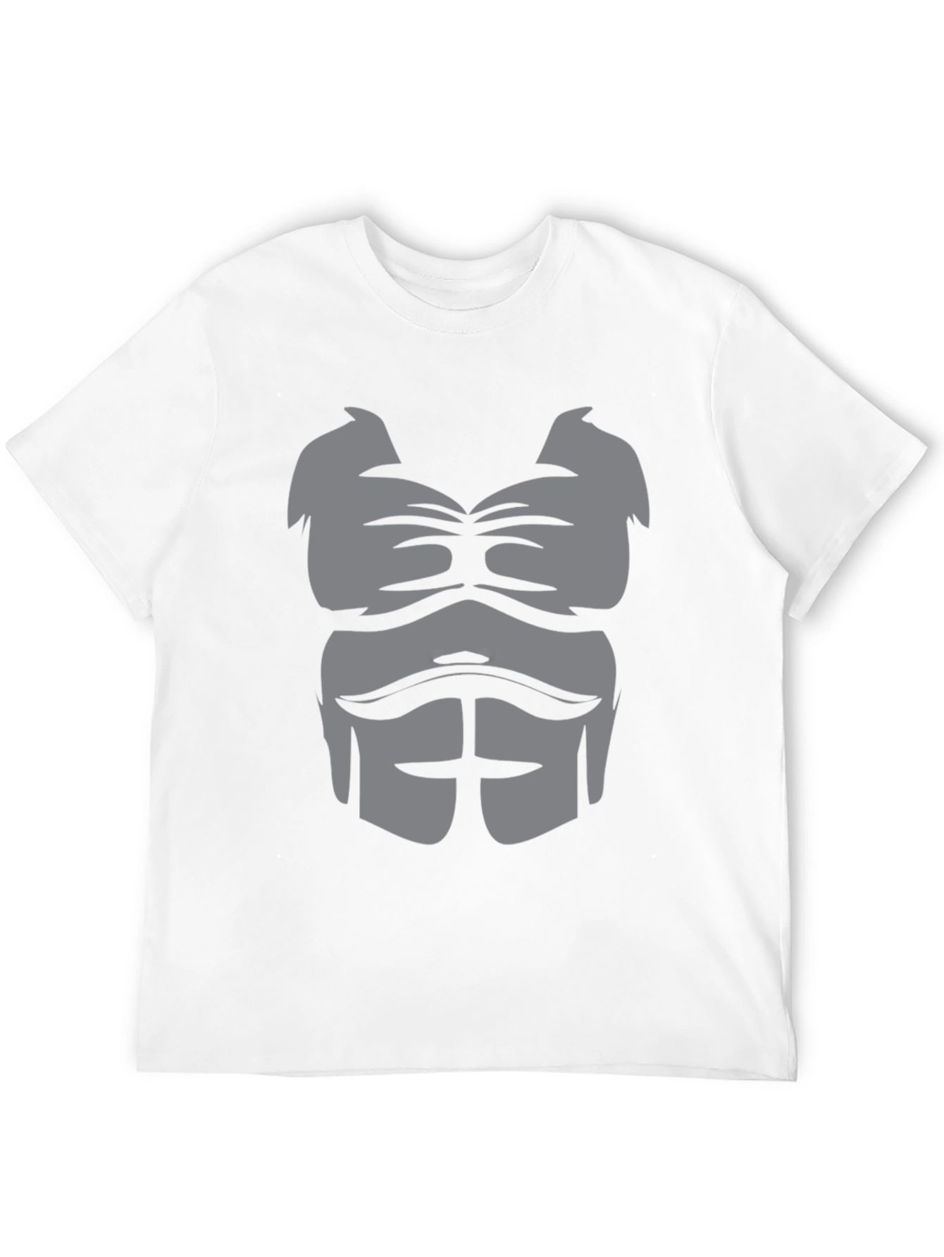 Muscle Chest Graphic Tee - Black T-Shirt