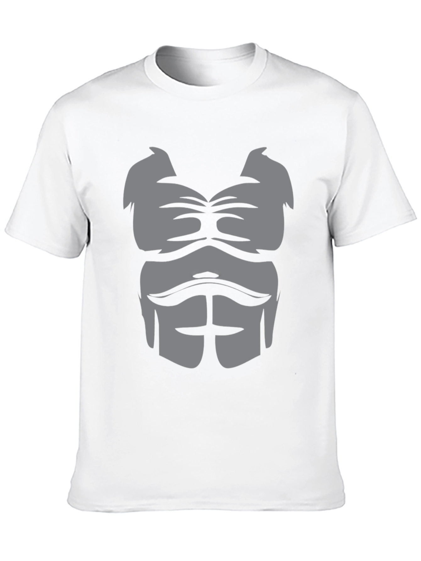 Muscle Chest Graphic Tee - Black T-Shirt