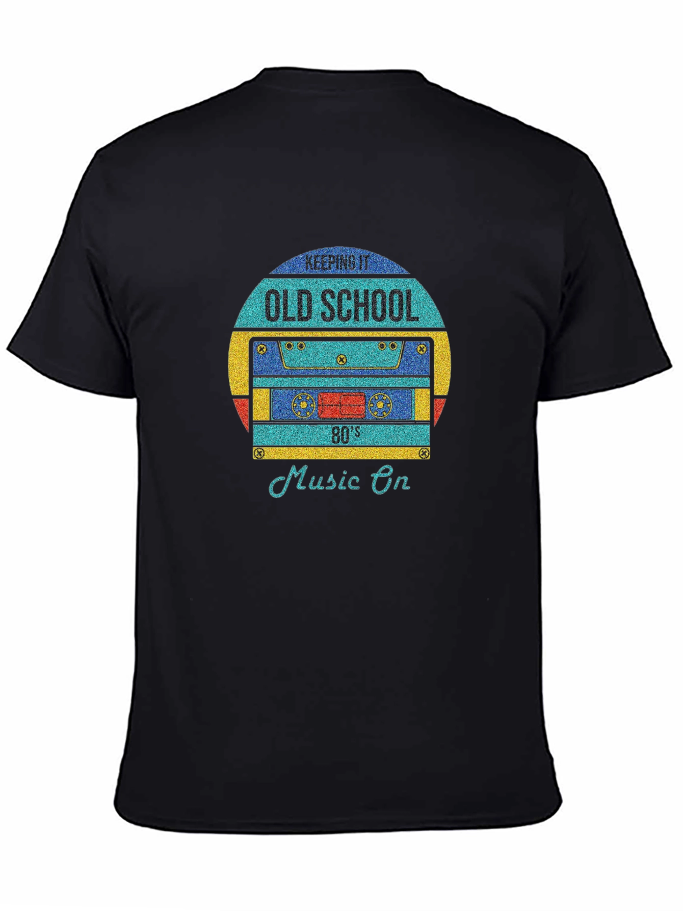 Retro 80s Cassette Tape Graphic T-Shirt
