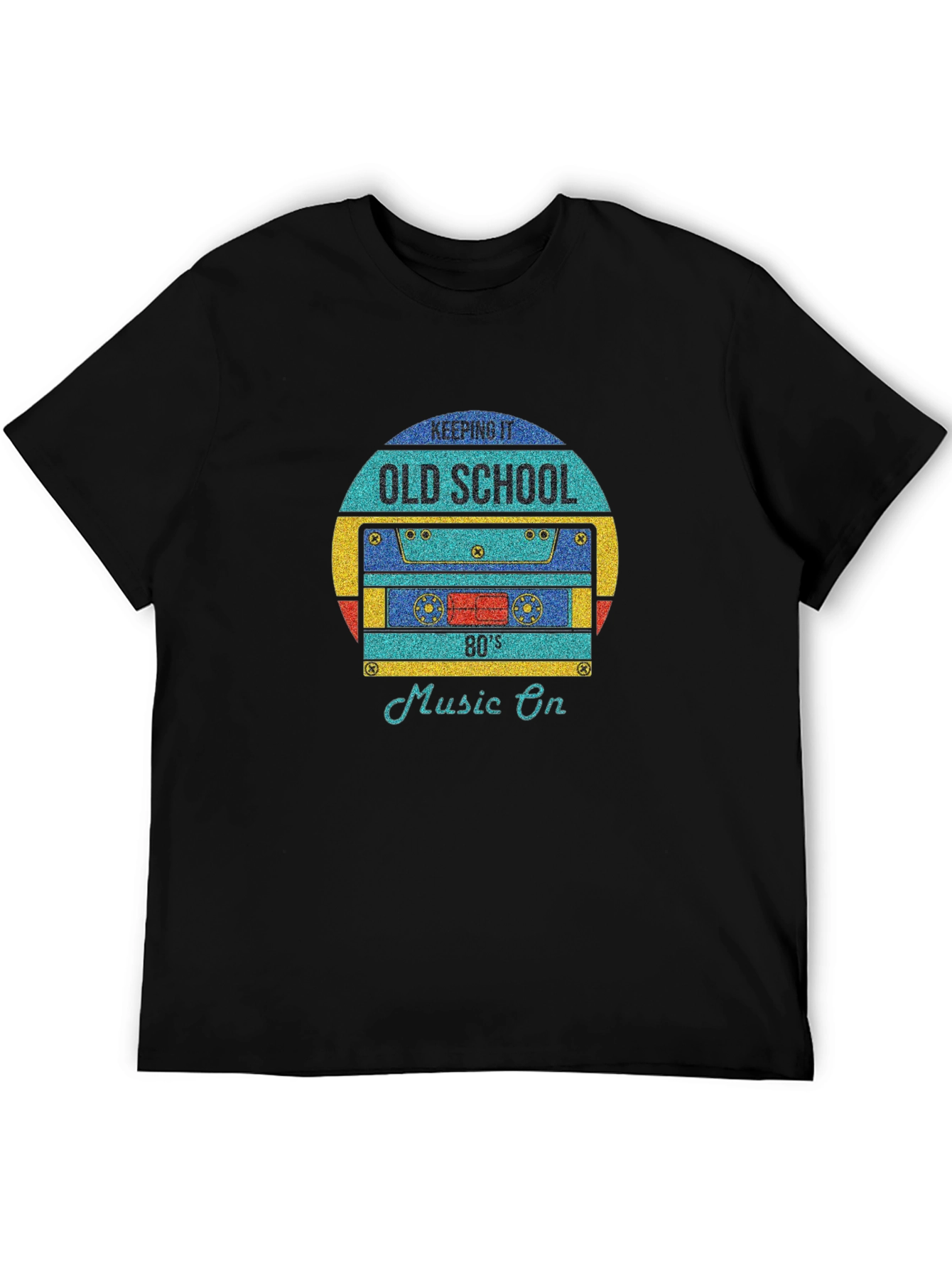 Retro 80s Cassette Tape Graphic T-Shirt