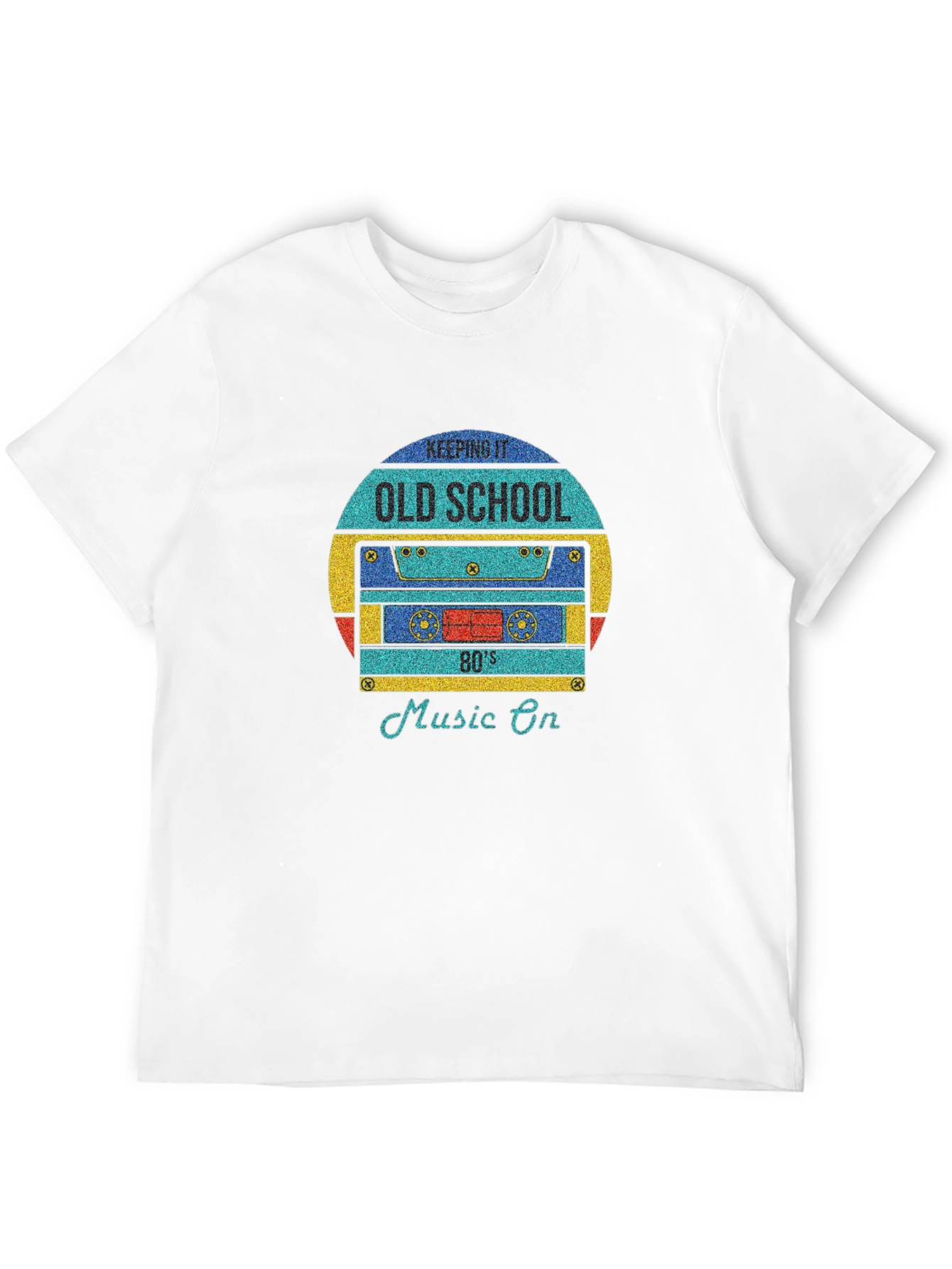 Retro 80s Cassette Tape Graphic T-Shirt