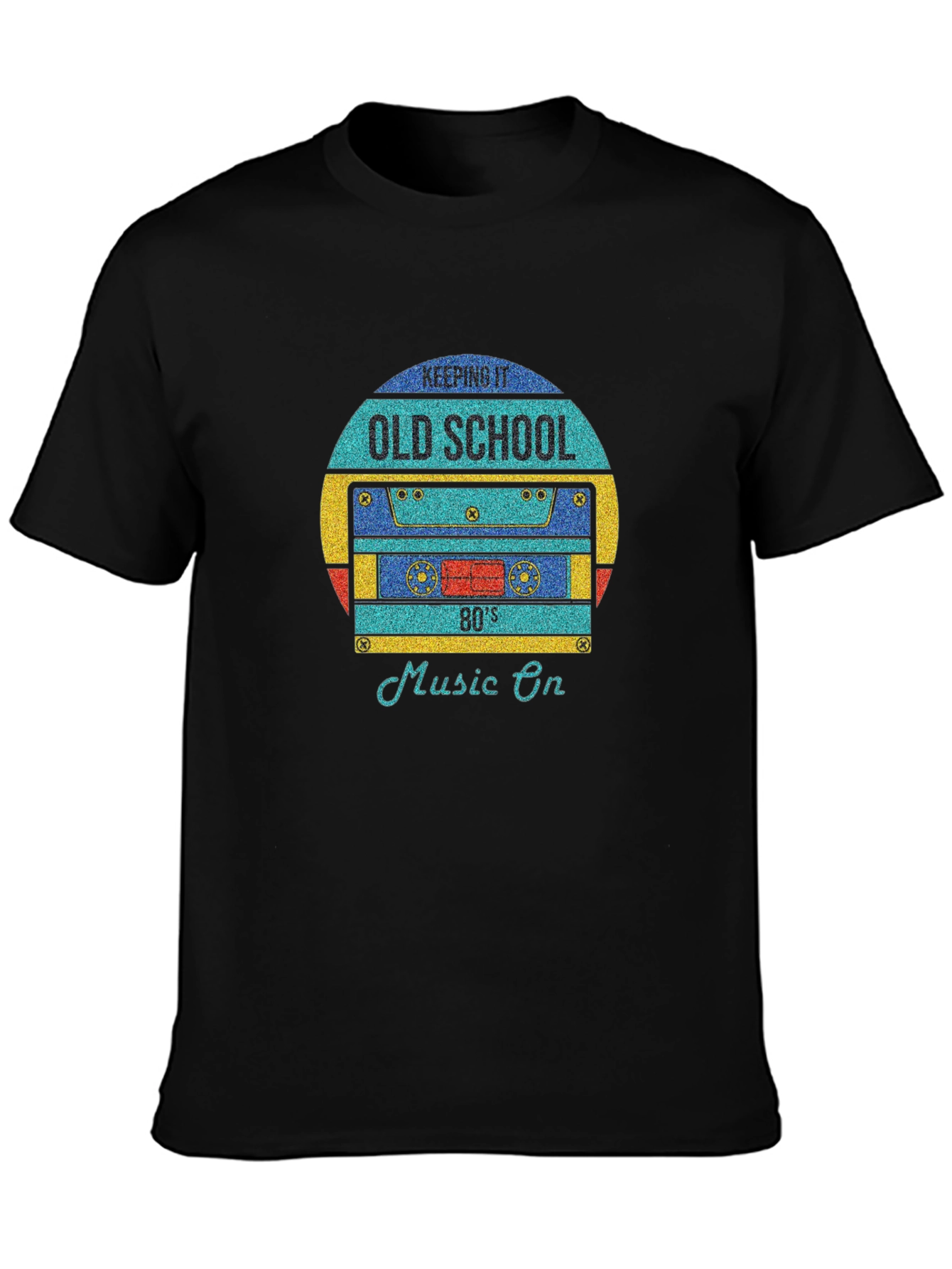 Retro 80s Cassette Tape Graphic T-Shirt