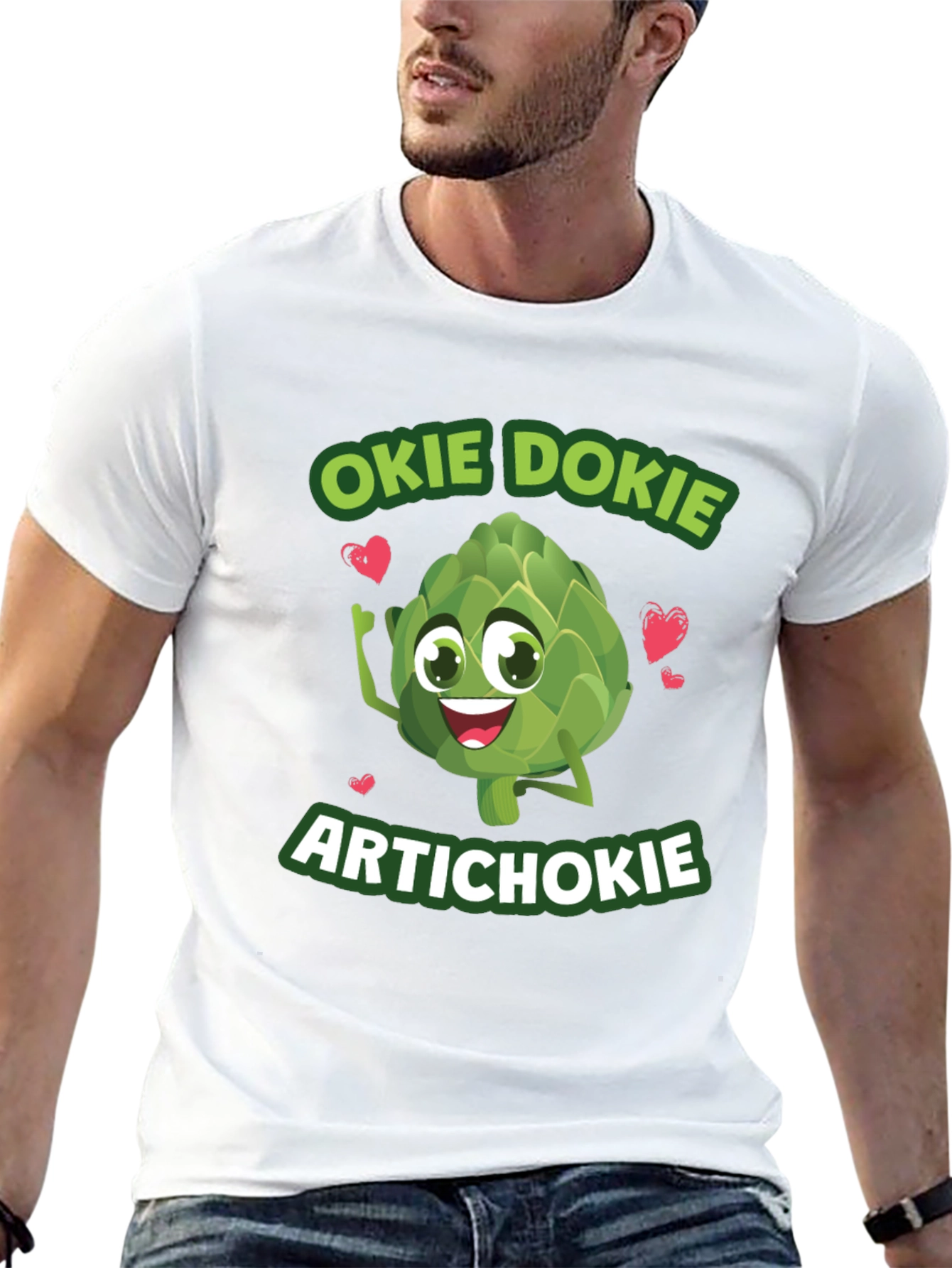 Okie Dokie Artichokie Black Graphic T-Shirt