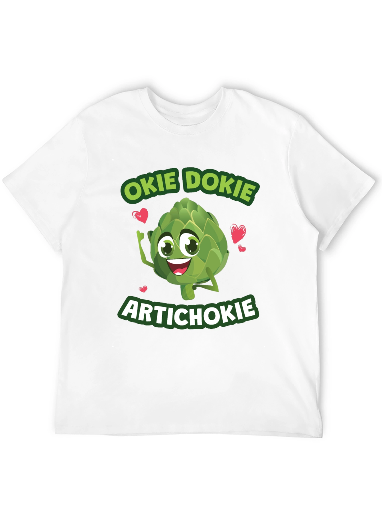 Okie Dokie Artichokie Black Graphic T-Shirt