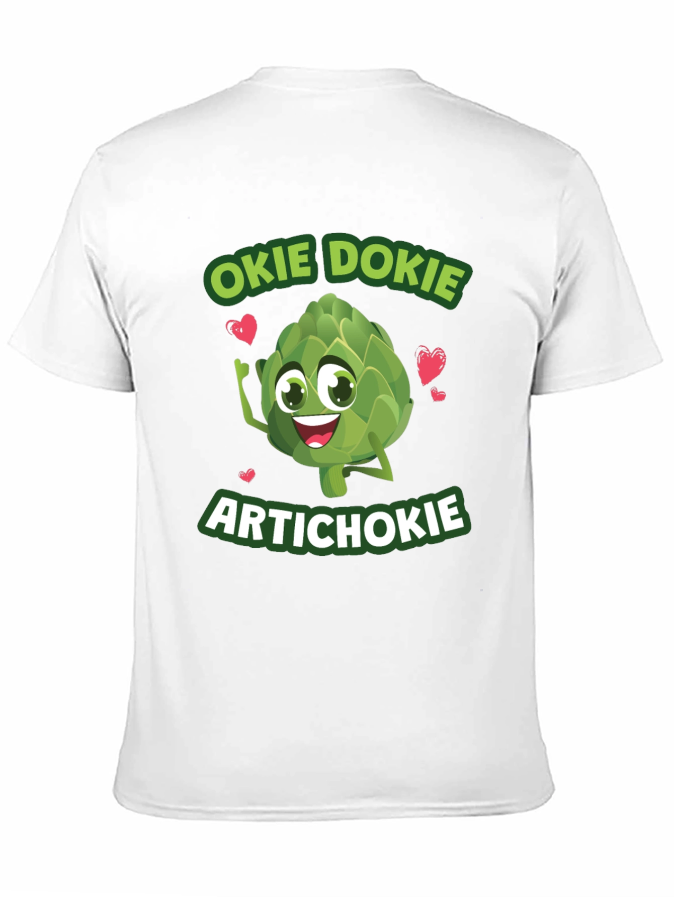Okie Dokie Artichokie Black Graphic T-Shirt