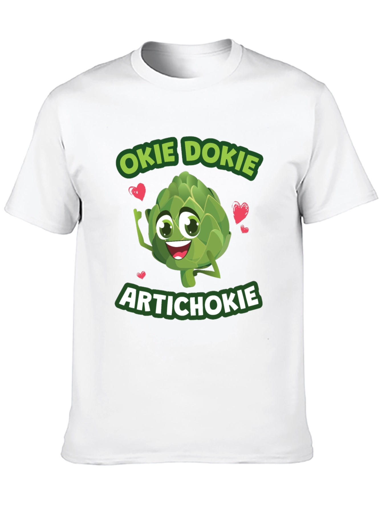 Okie Dokie Artichokie Black Graphic T-Shirt