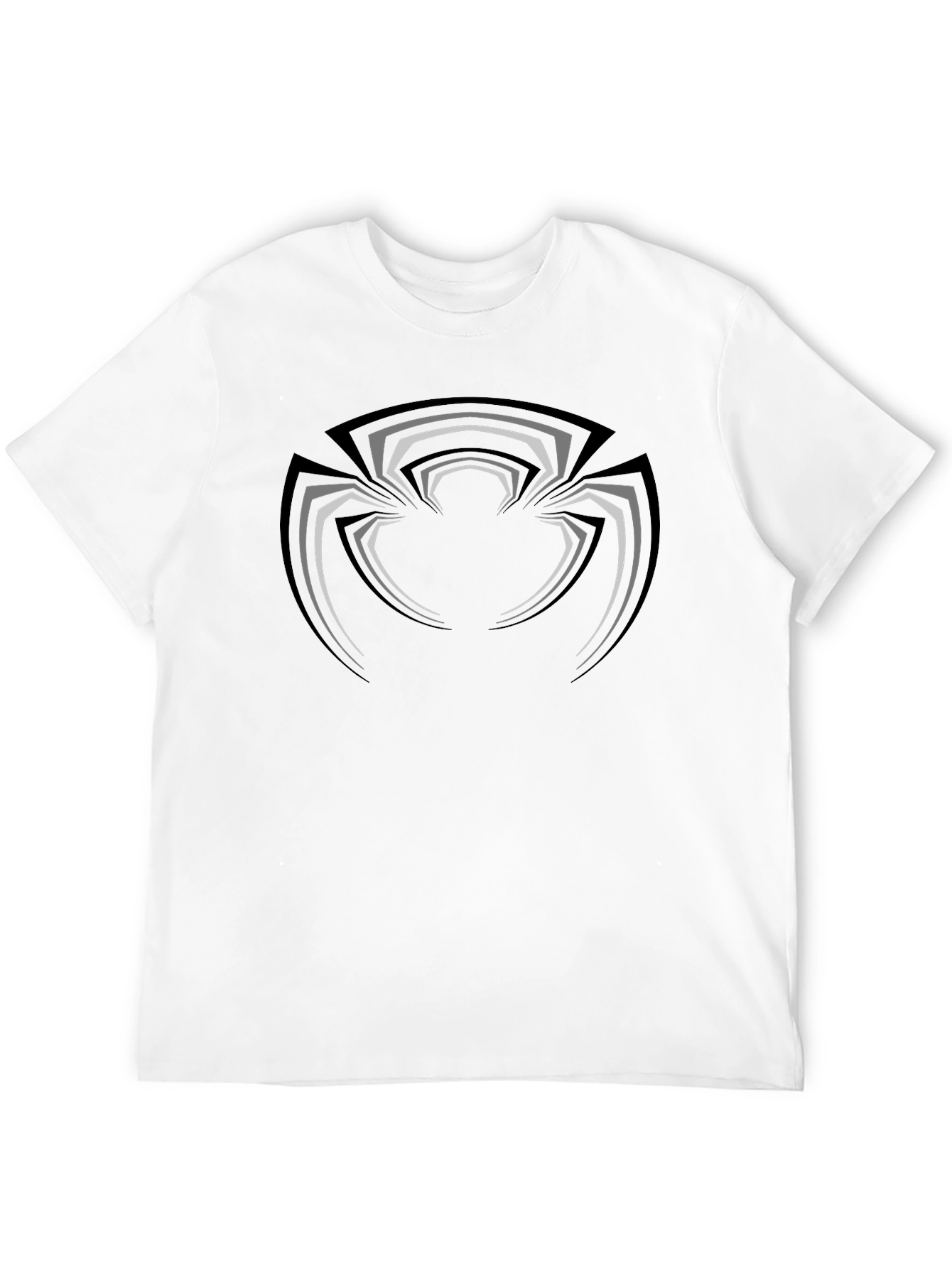 Modern Spider Graphic Black T-Shirt