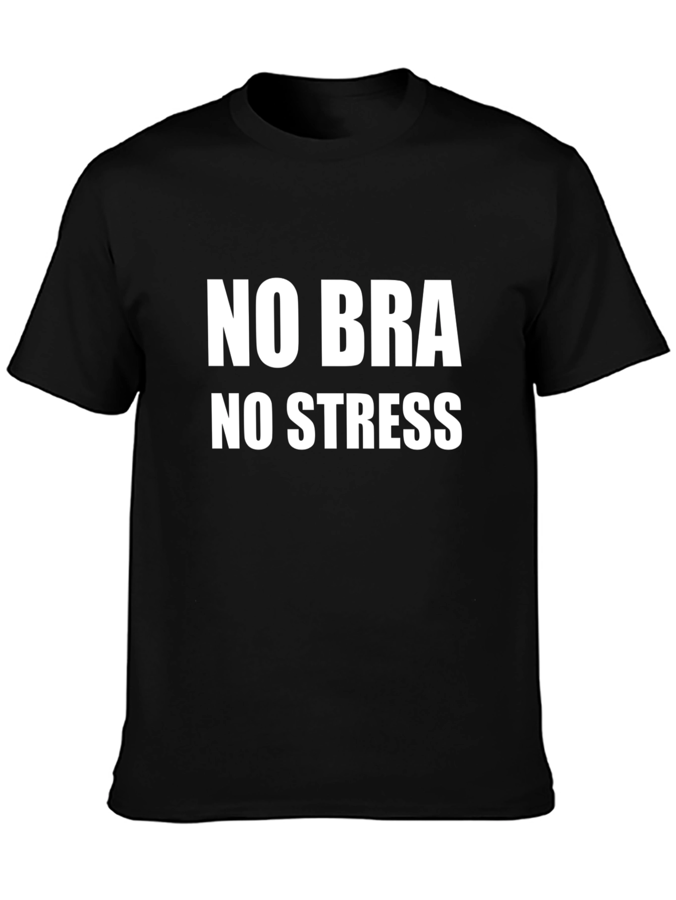 No Bra No Stress Graphic Tee