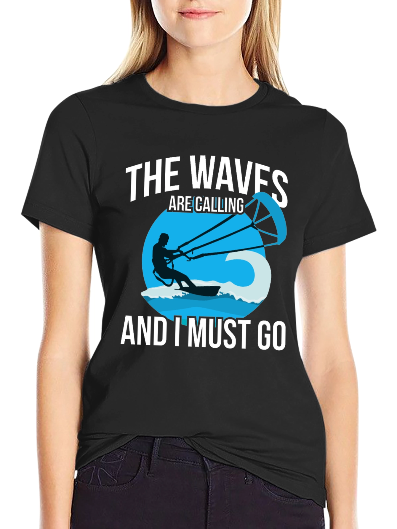 The Waves Are Calling Mens Graphic Tee