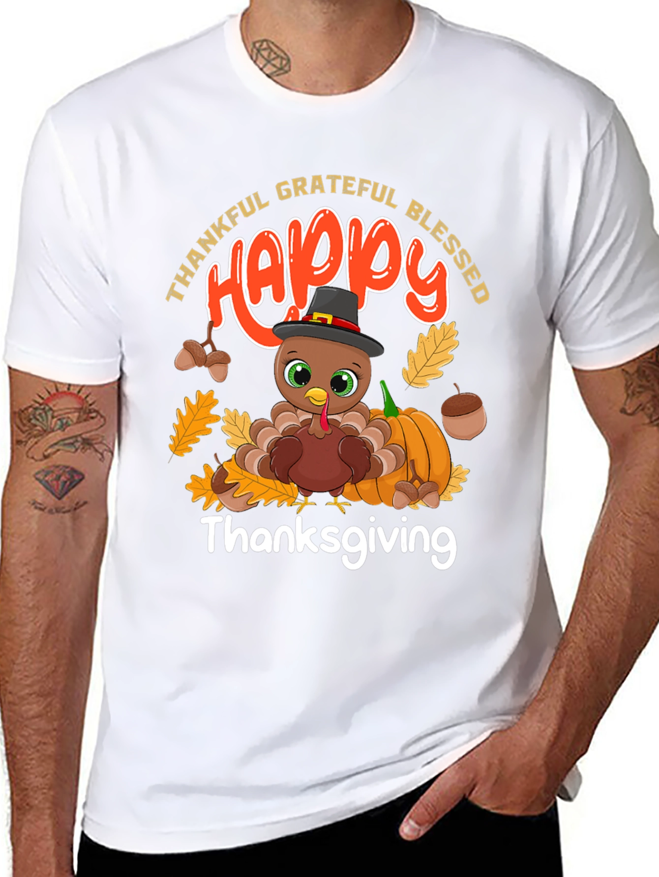 Thanksgiving Turkey Graphic Tee