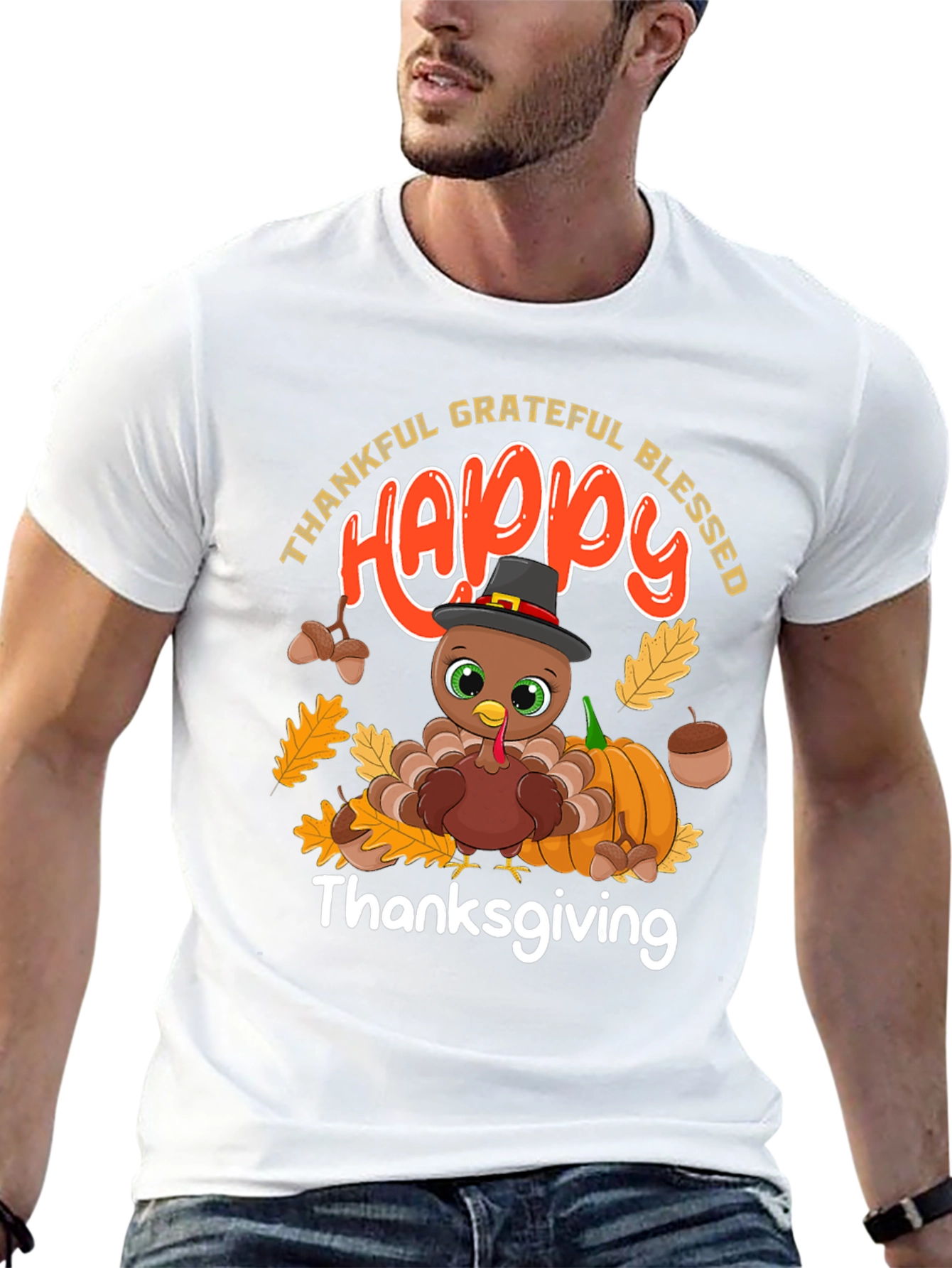 Thanksgiving Turkey Graphic Tee