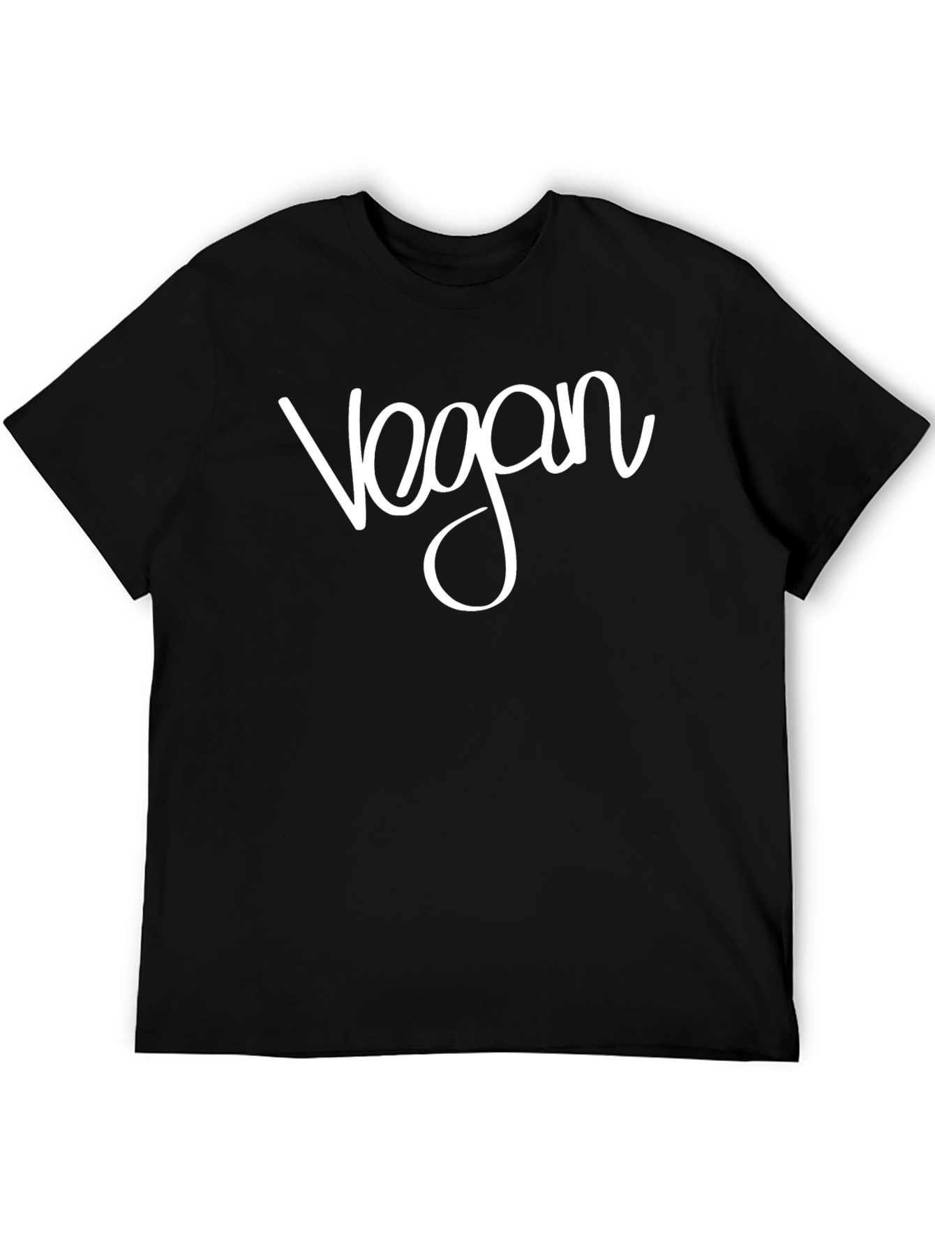 Vegan Graphic T-Shirt - Black Unisex Tee