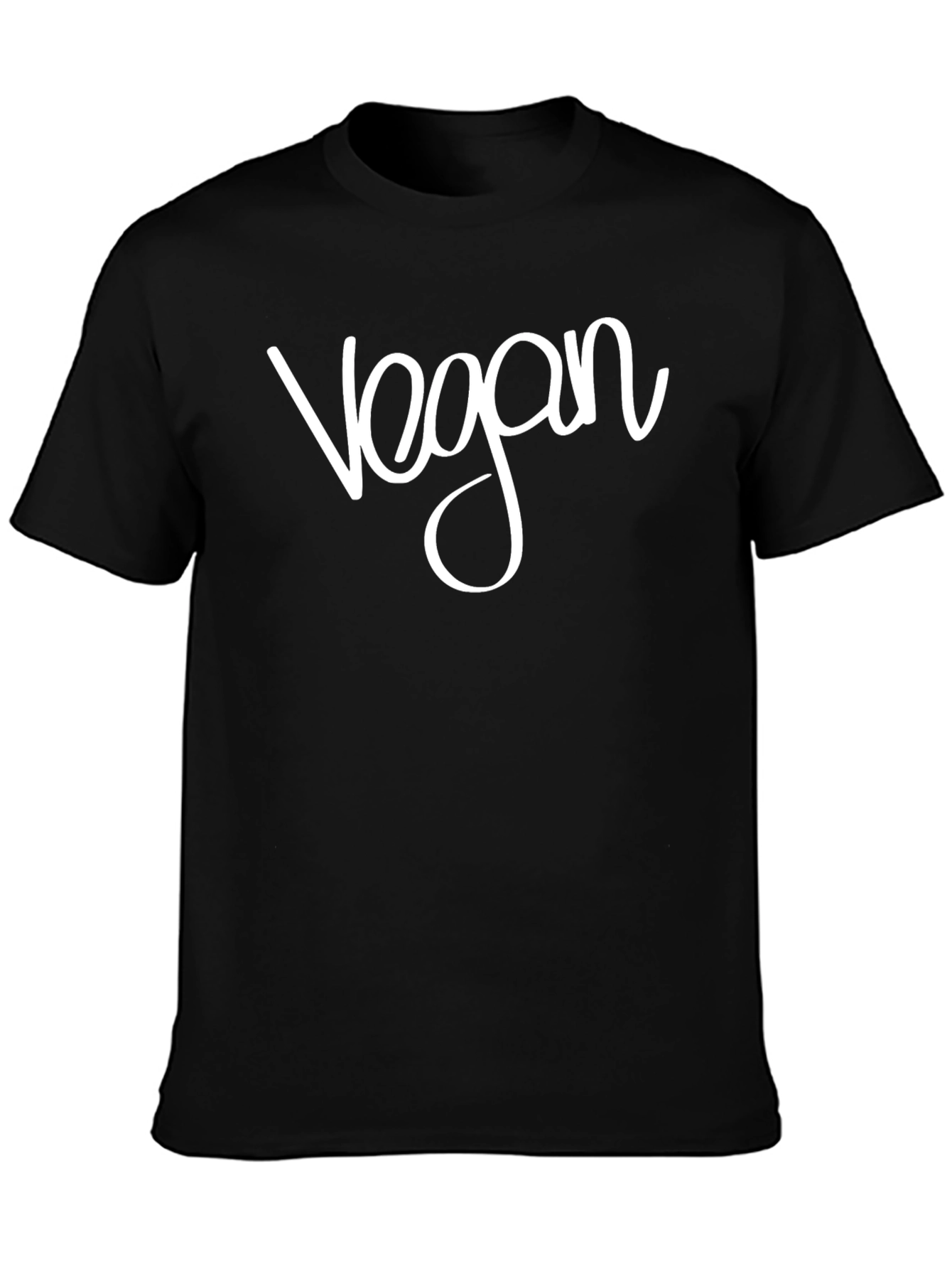 Vegan Graphic T-Shirt - Black Unisex Tee