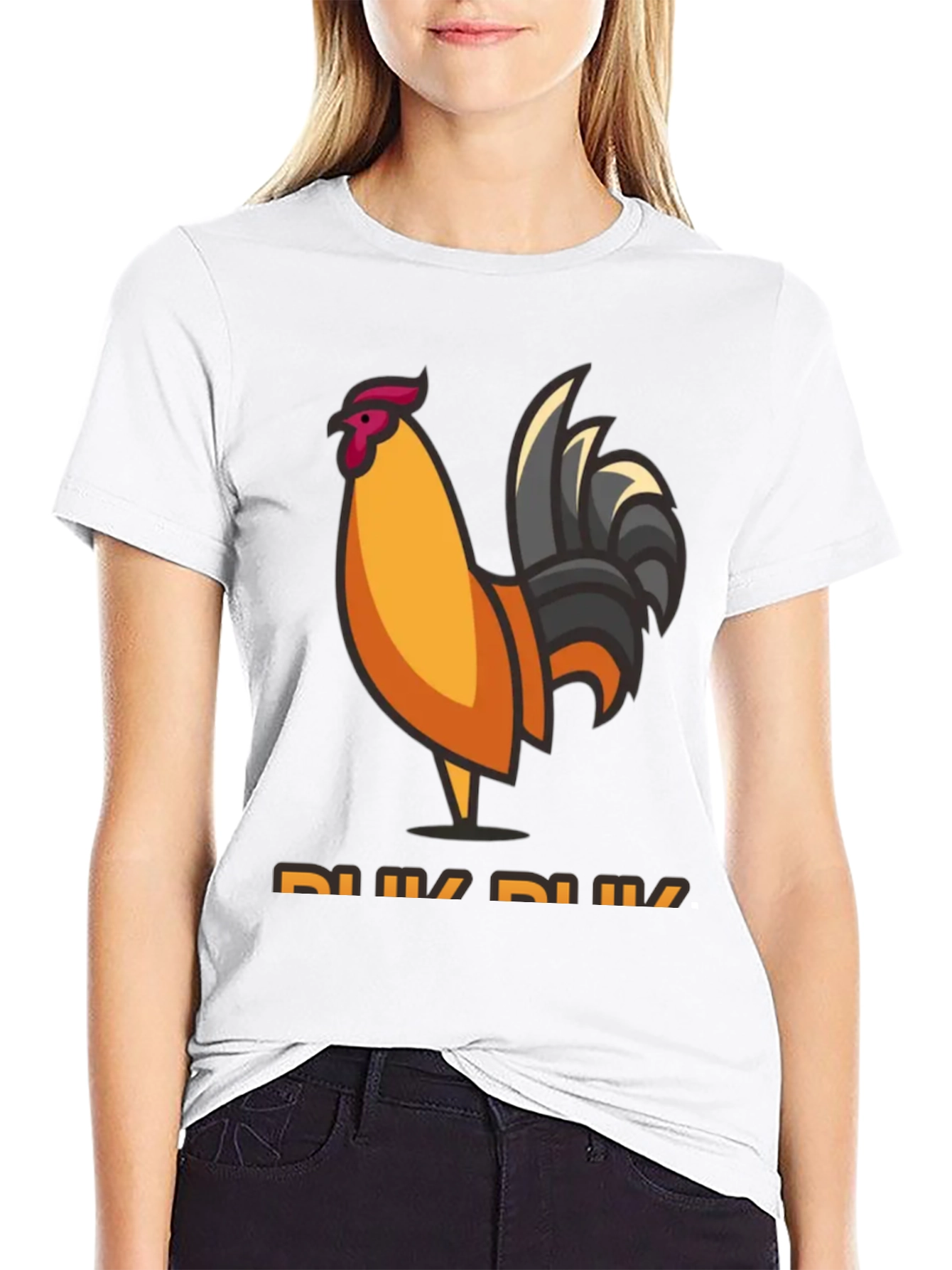 Rooster Graphic Tee - Mens Black T-Shirt