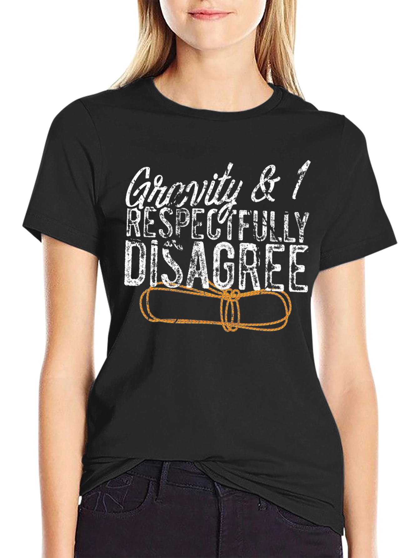 Gravity Disagree T-Shirt - Science Humor Tee