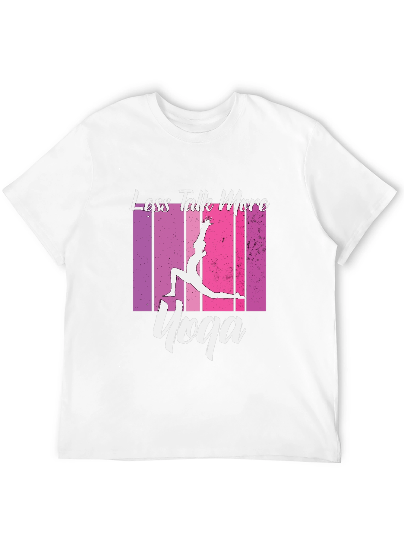 Less Talk More Yoga Black Graphic Tee