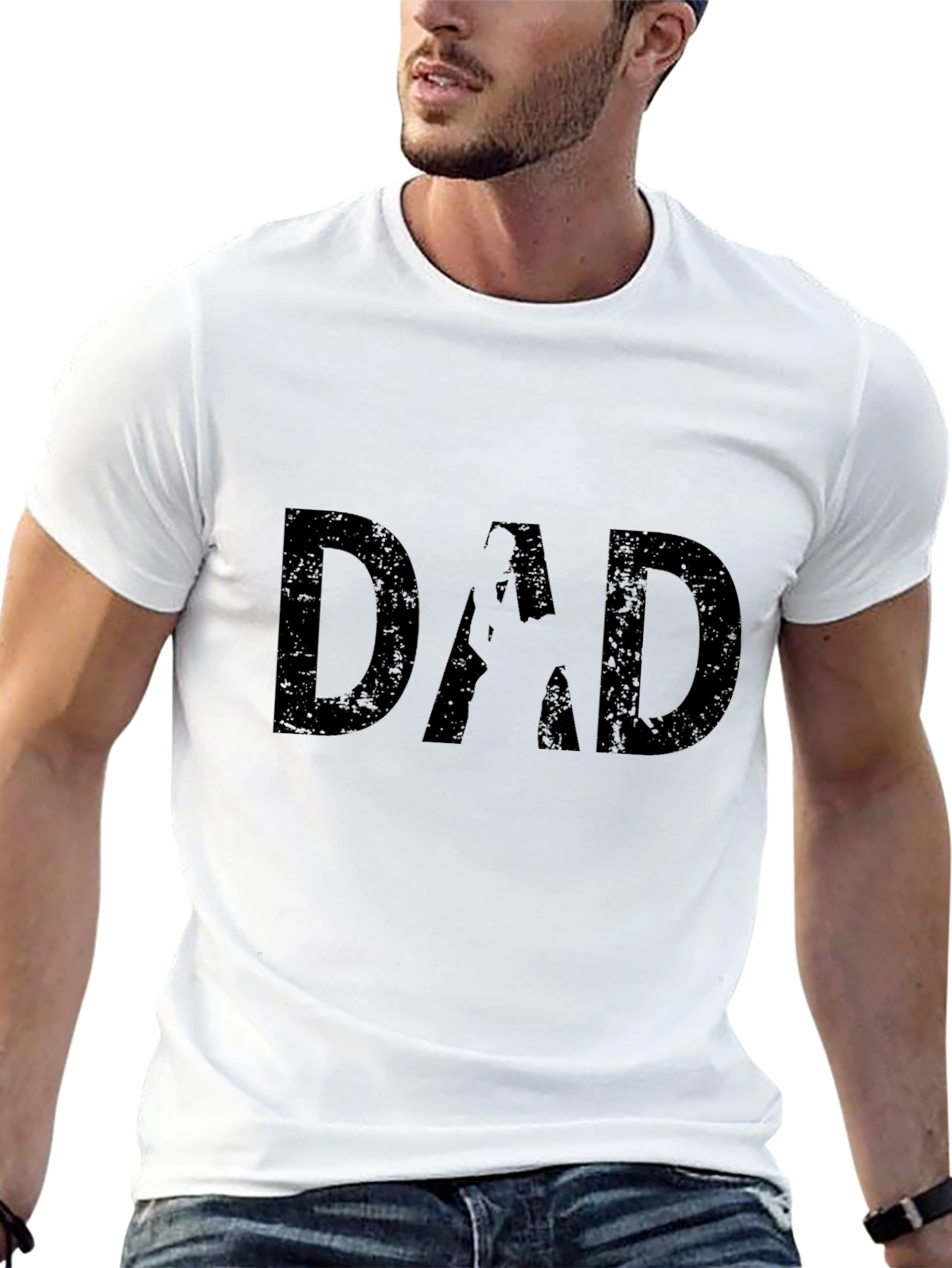 Dad Silhouette T-Shirt - Fathers Day Gift