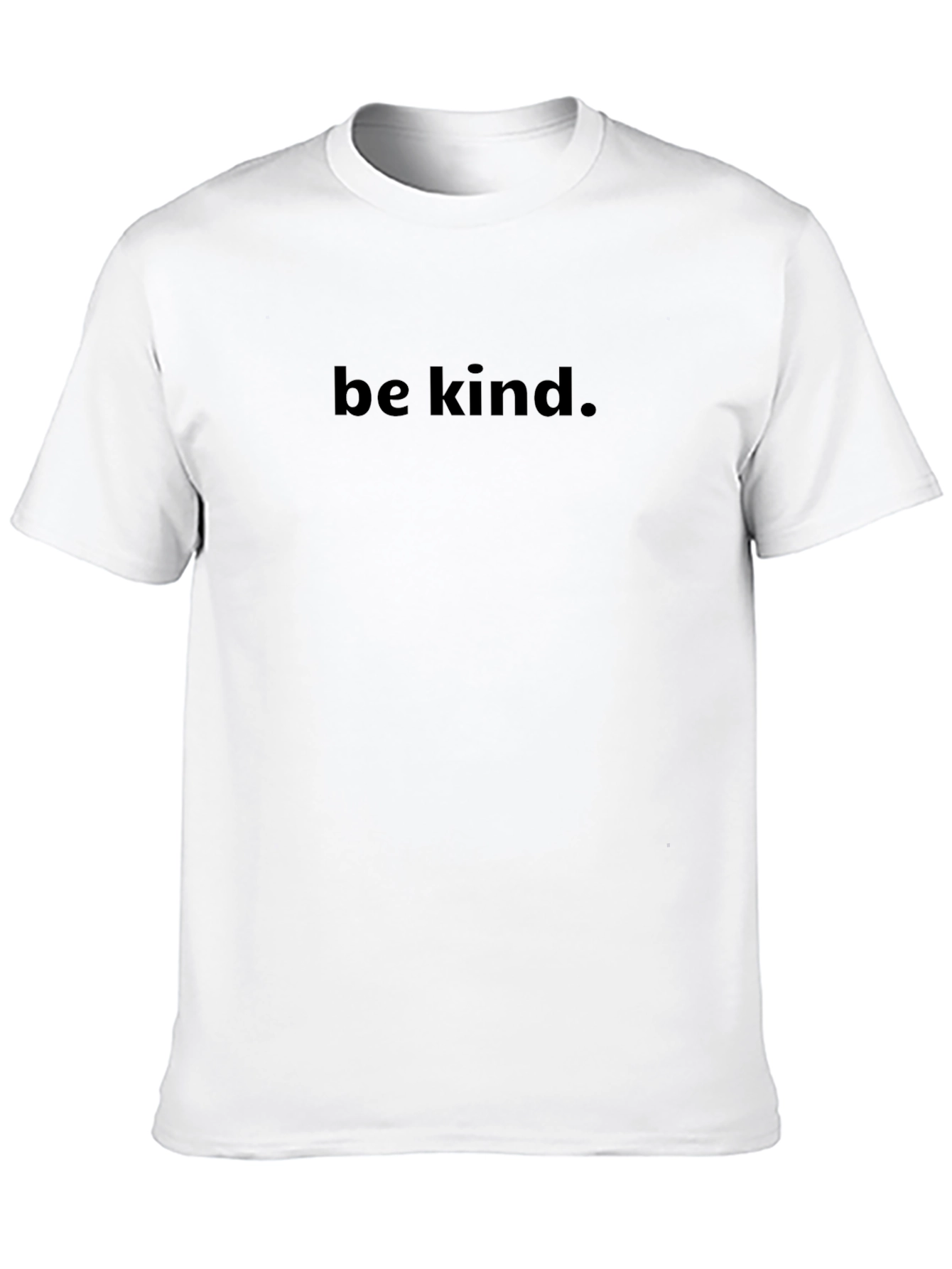 Be Kind T-Shirt - Stylish Black Crew Neck Tee