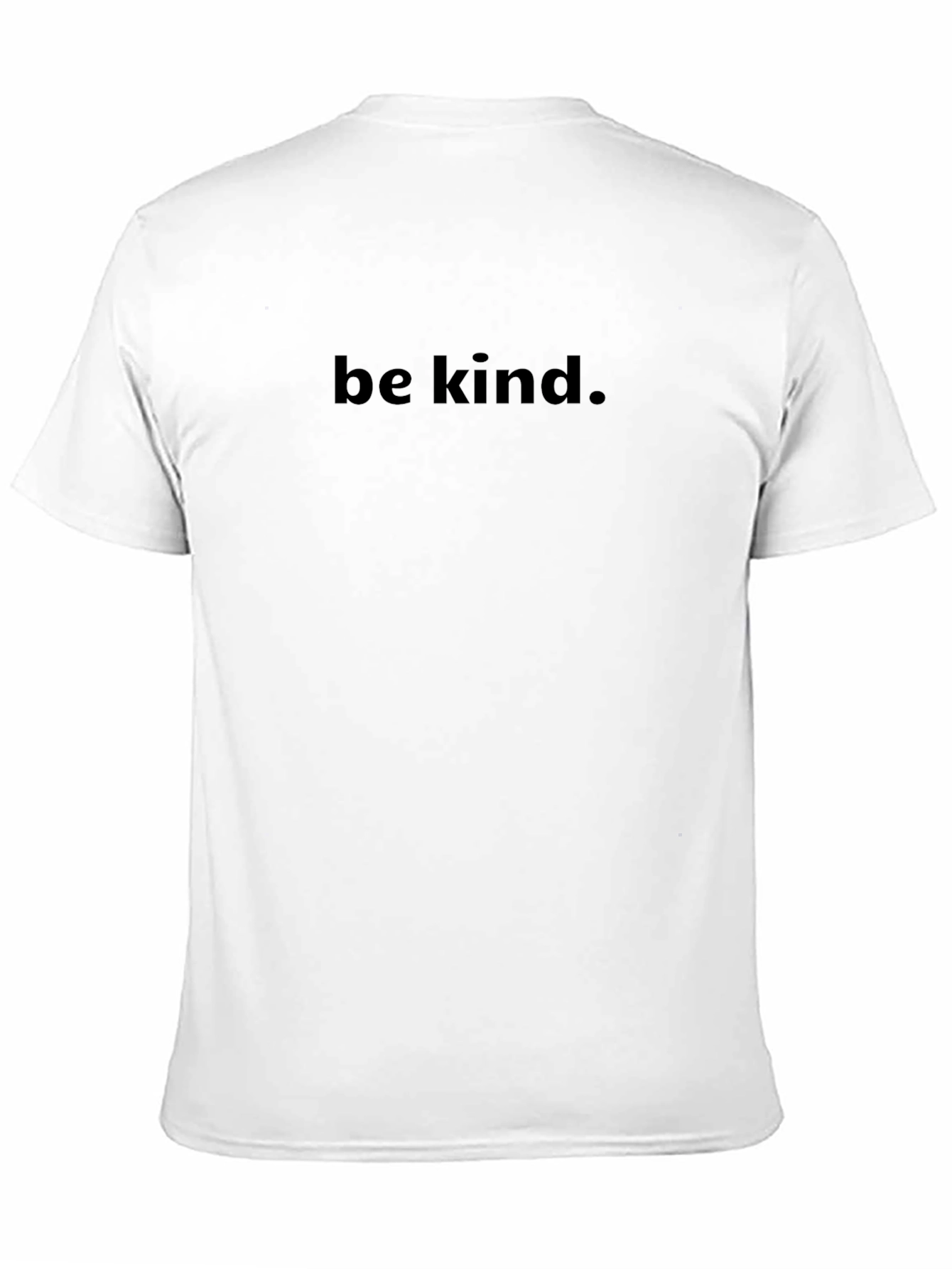 Be Kind T-Shirt - Stylish Black Crew Neck Tee