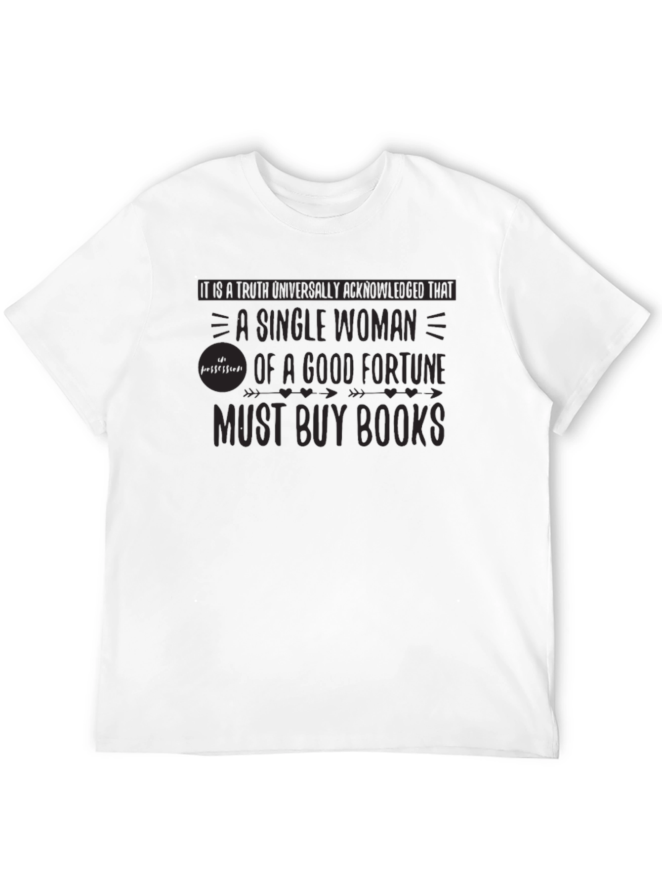 Single Woman Must Buy Books Novelty T-Shirt
