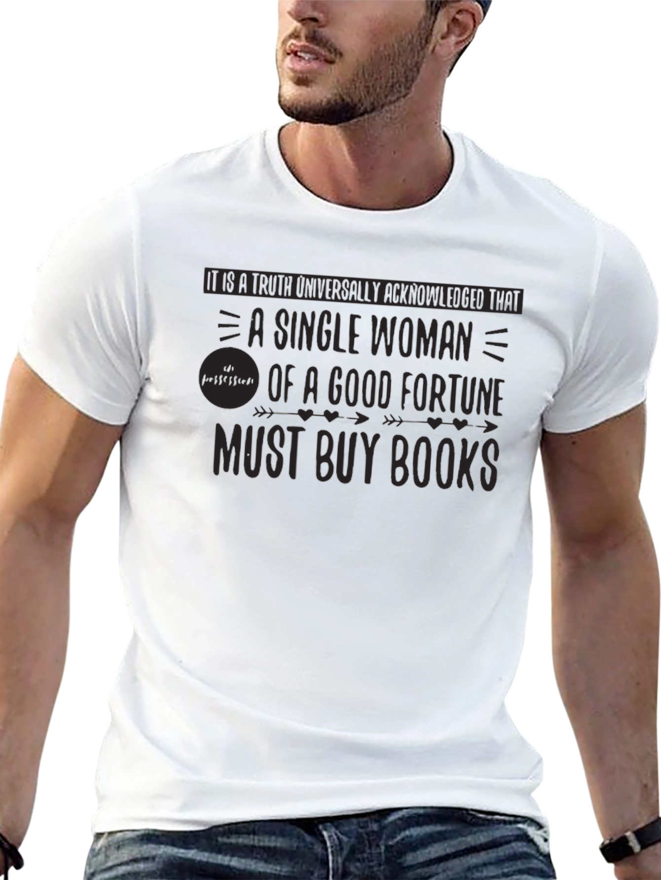 Single Woman Must Buy Books Novelty T-Shirt