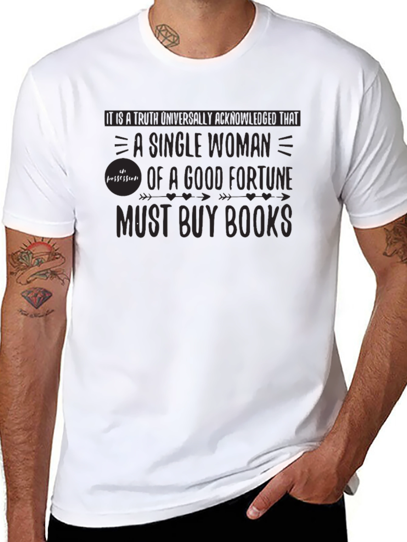 Single Woman Must Buy Books Novelty T-Shirt