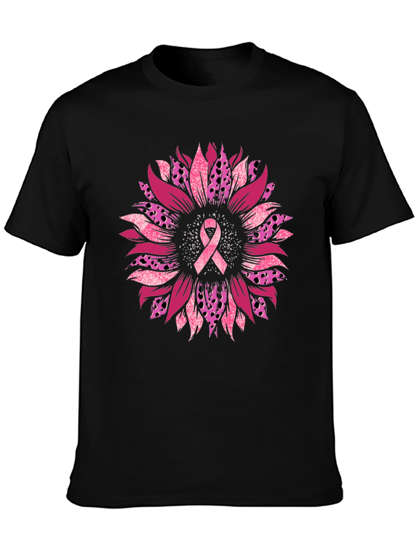 Breast Cancer Awareness Sunflower T-Shirt