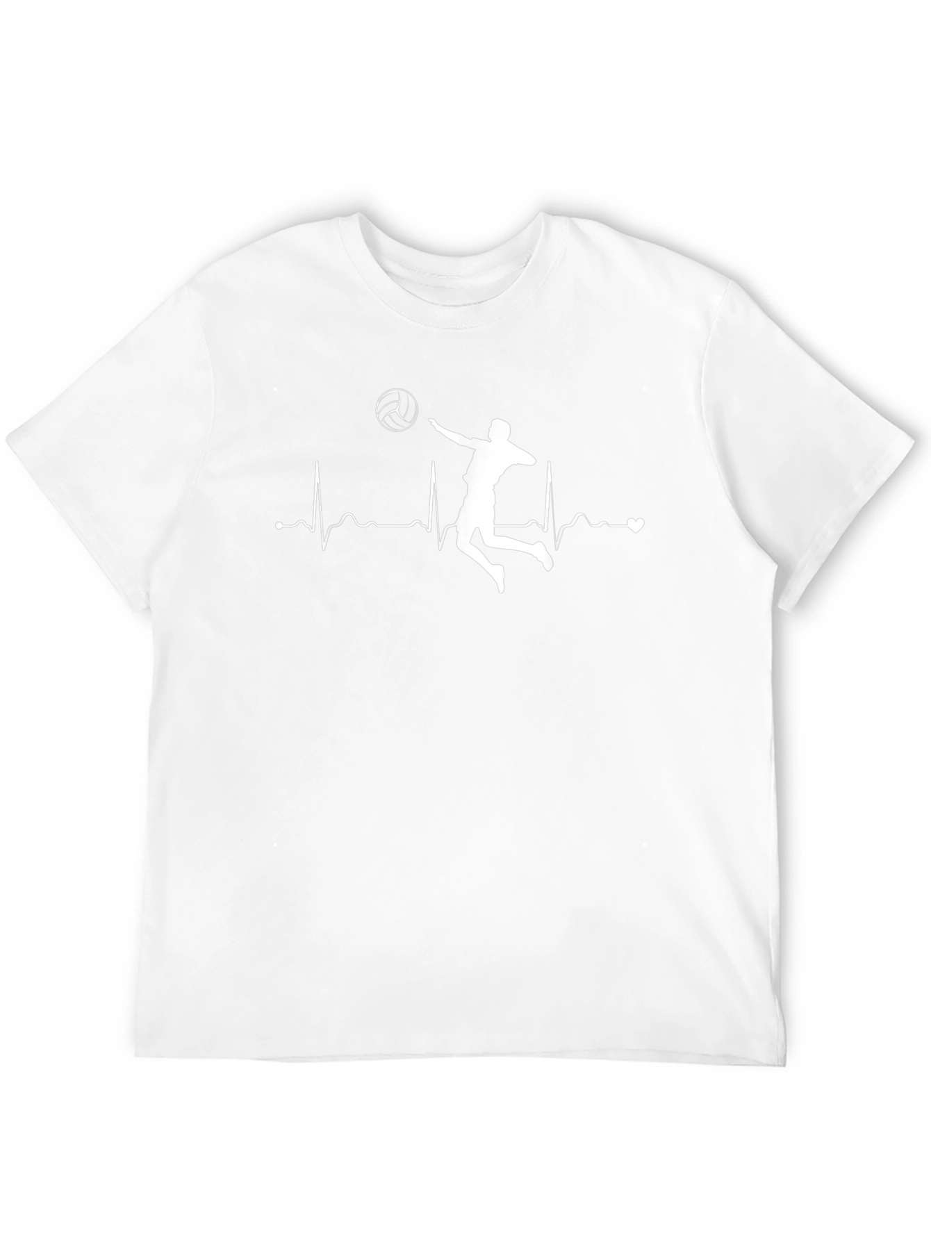 Volleyball Heartbeat T-Shirt - Love The Game!
