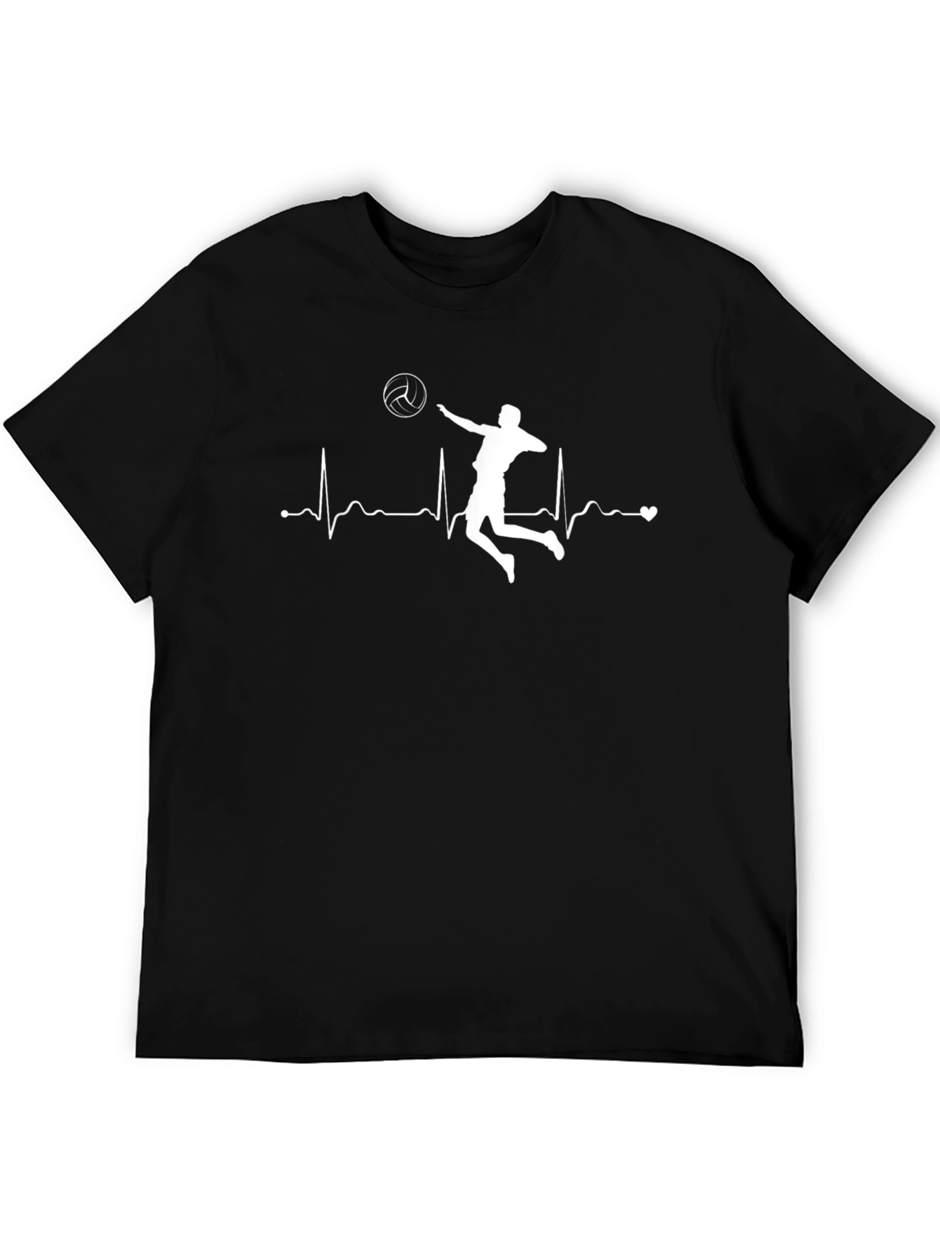 Volleyball Heartbeat T-Shirt - Love The Game!