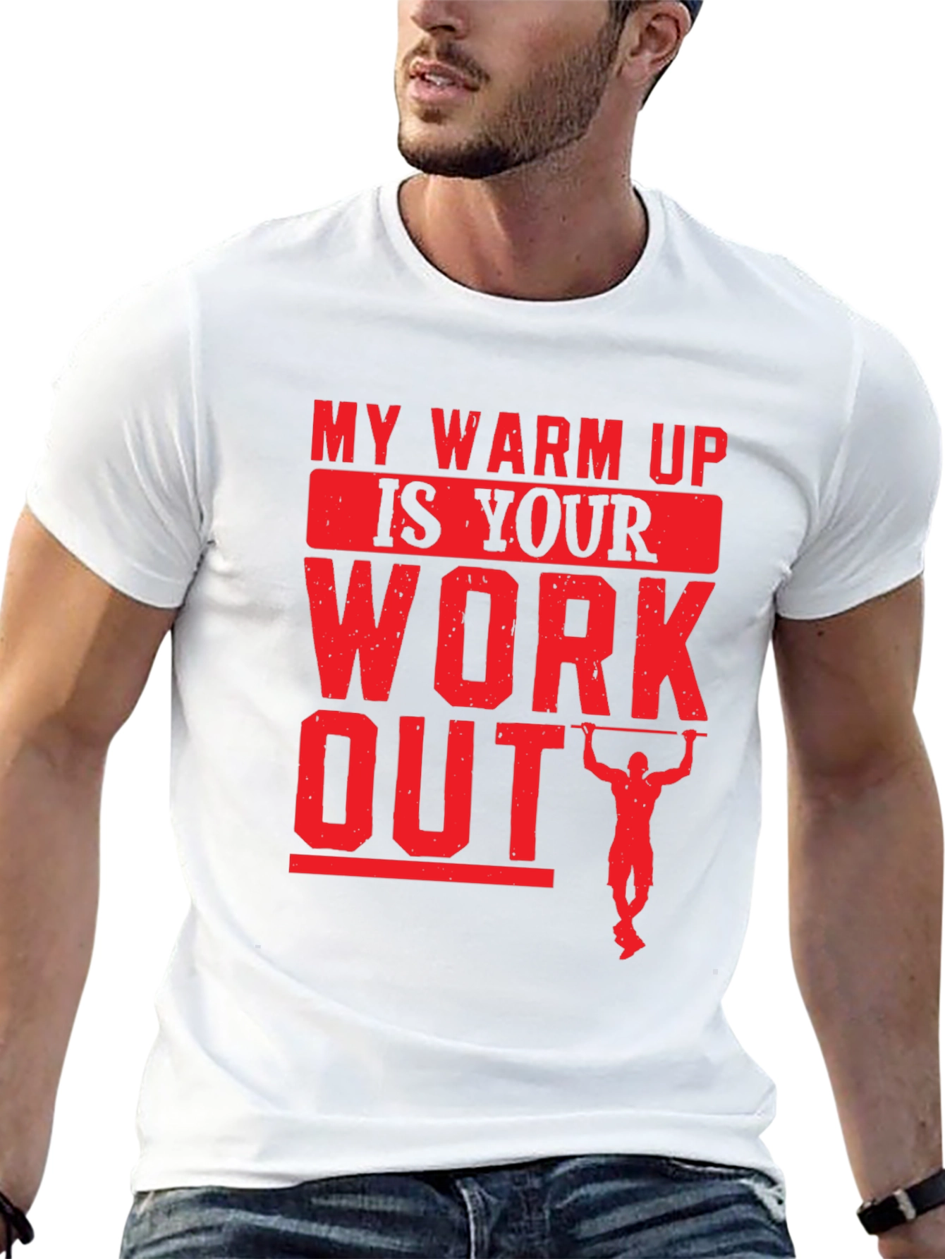 My Warm Up Is Your Workout Black T-Shirt