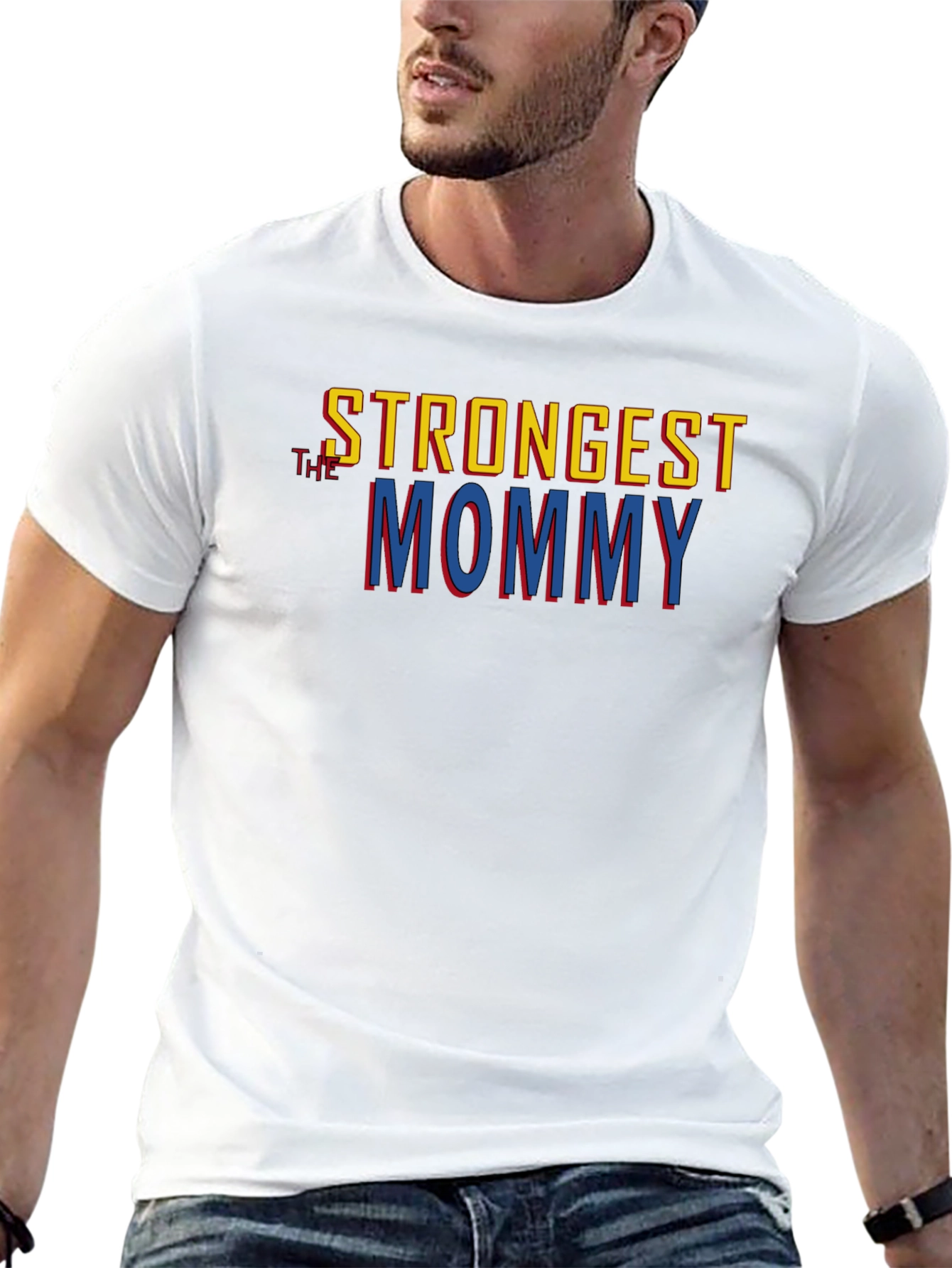 Strongest Mommy Graphic T-Shirt