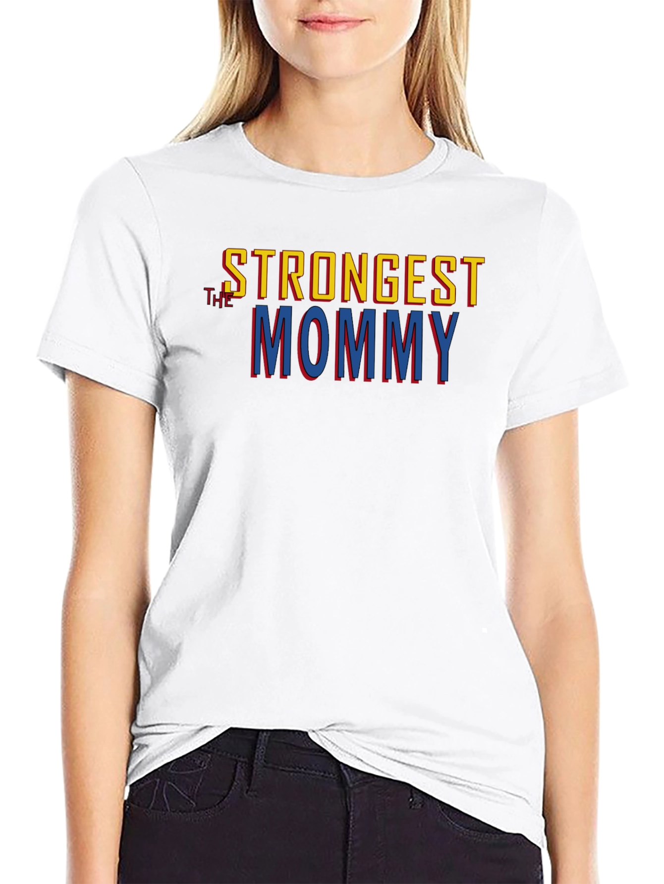 Strongest Mommy Graphic T-Shirt