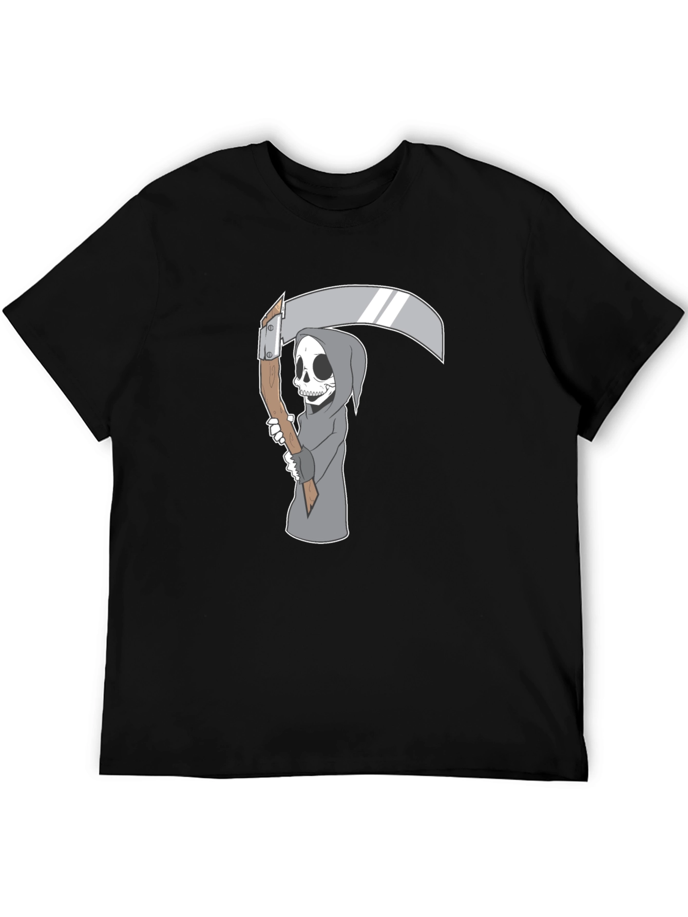 Grim Reaper Graphic Tee - Spooky Style
