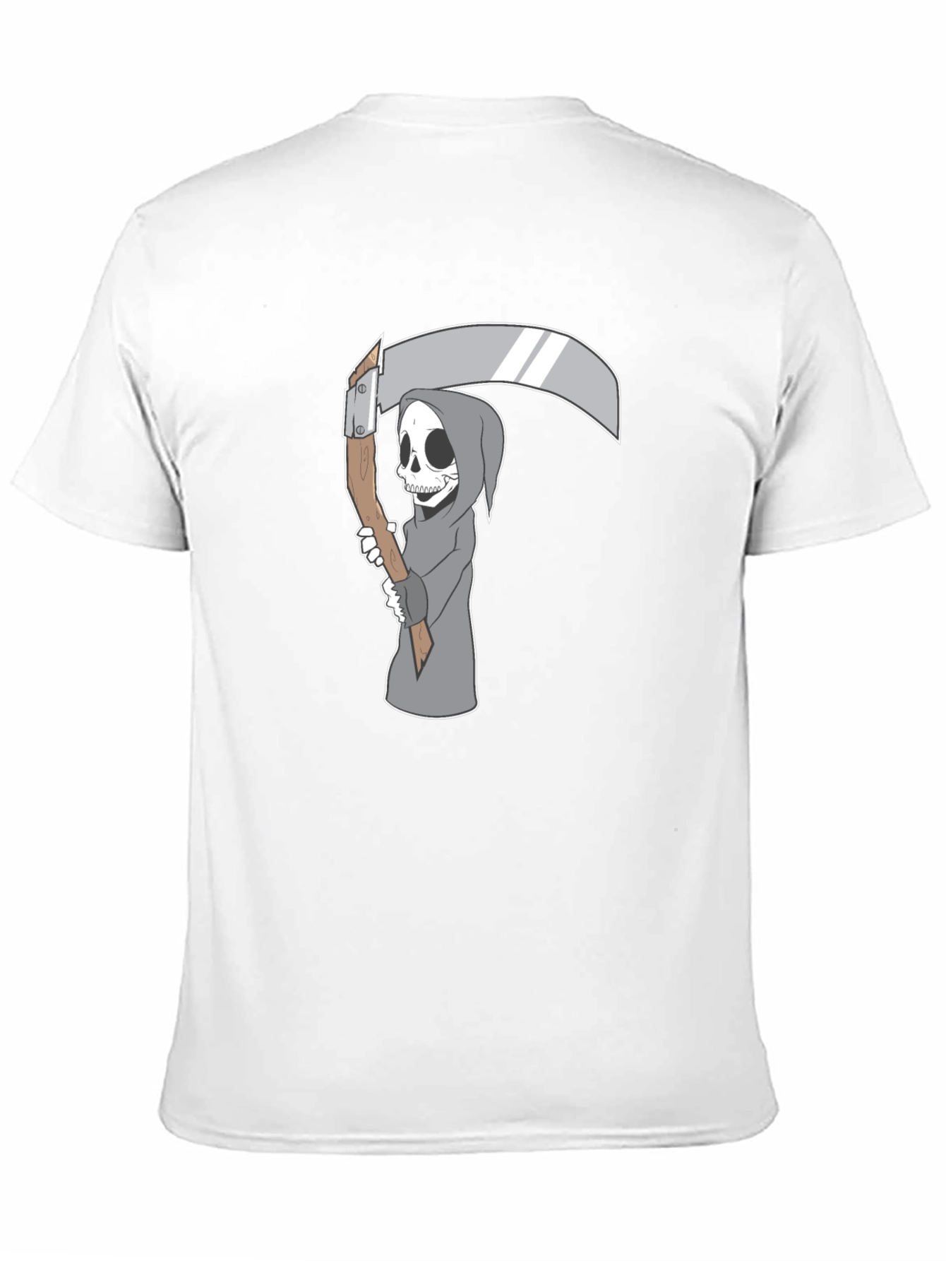 Grim Reaper Graphic Tee - Spooky Style