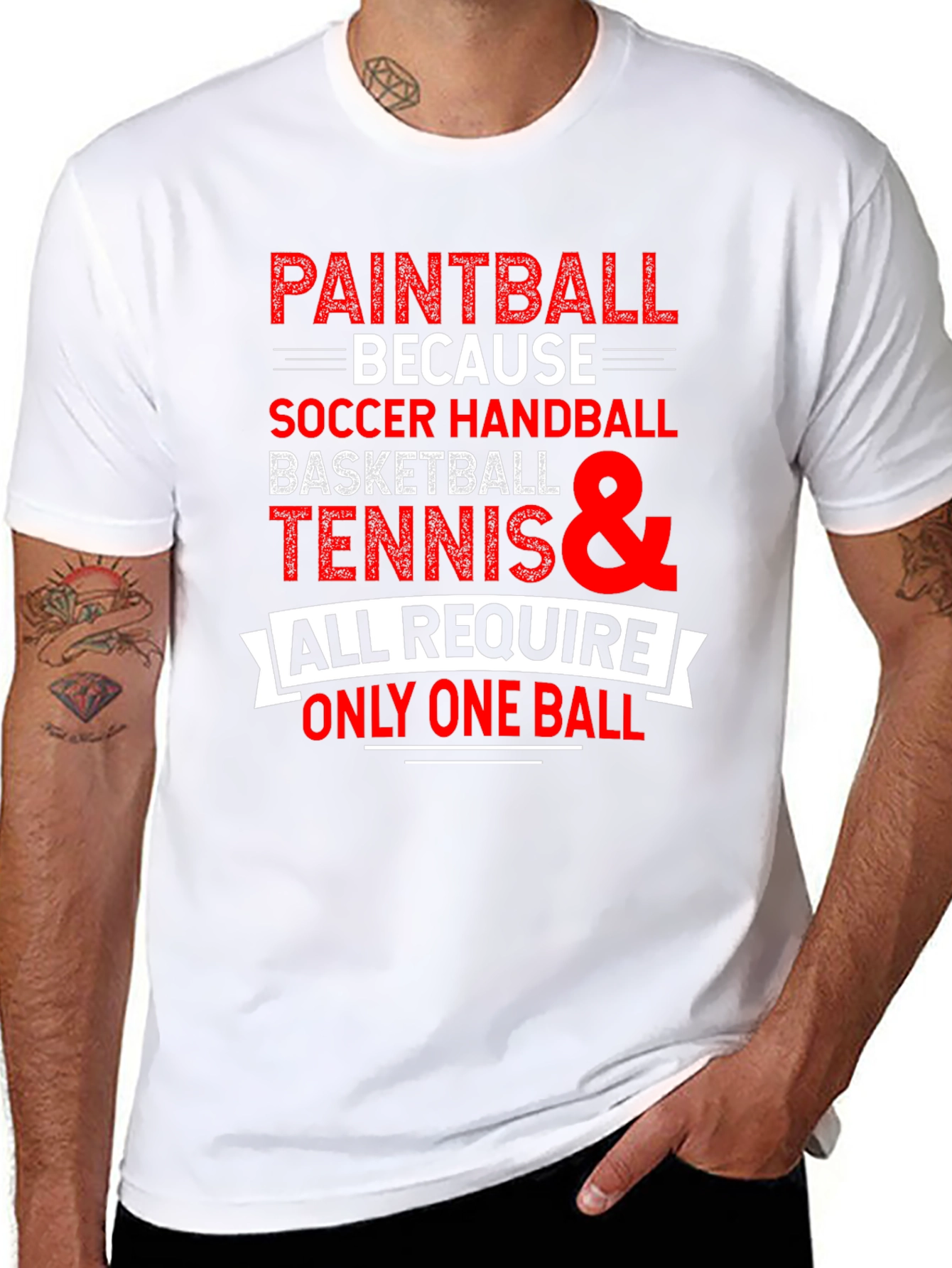 Paintball Because T-Shirt