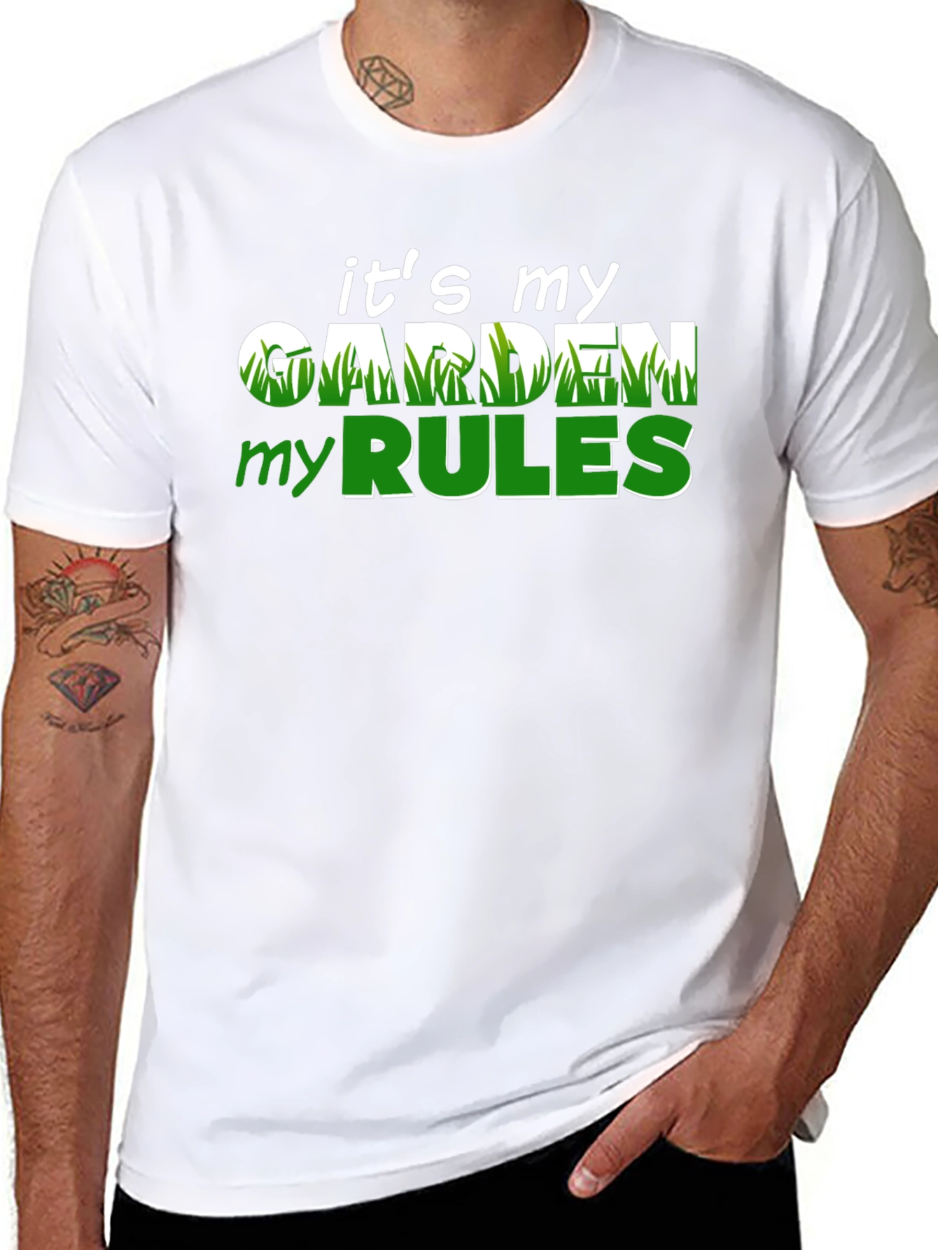 Funny Gardening T-Shirt: Its My Garden My Rules
