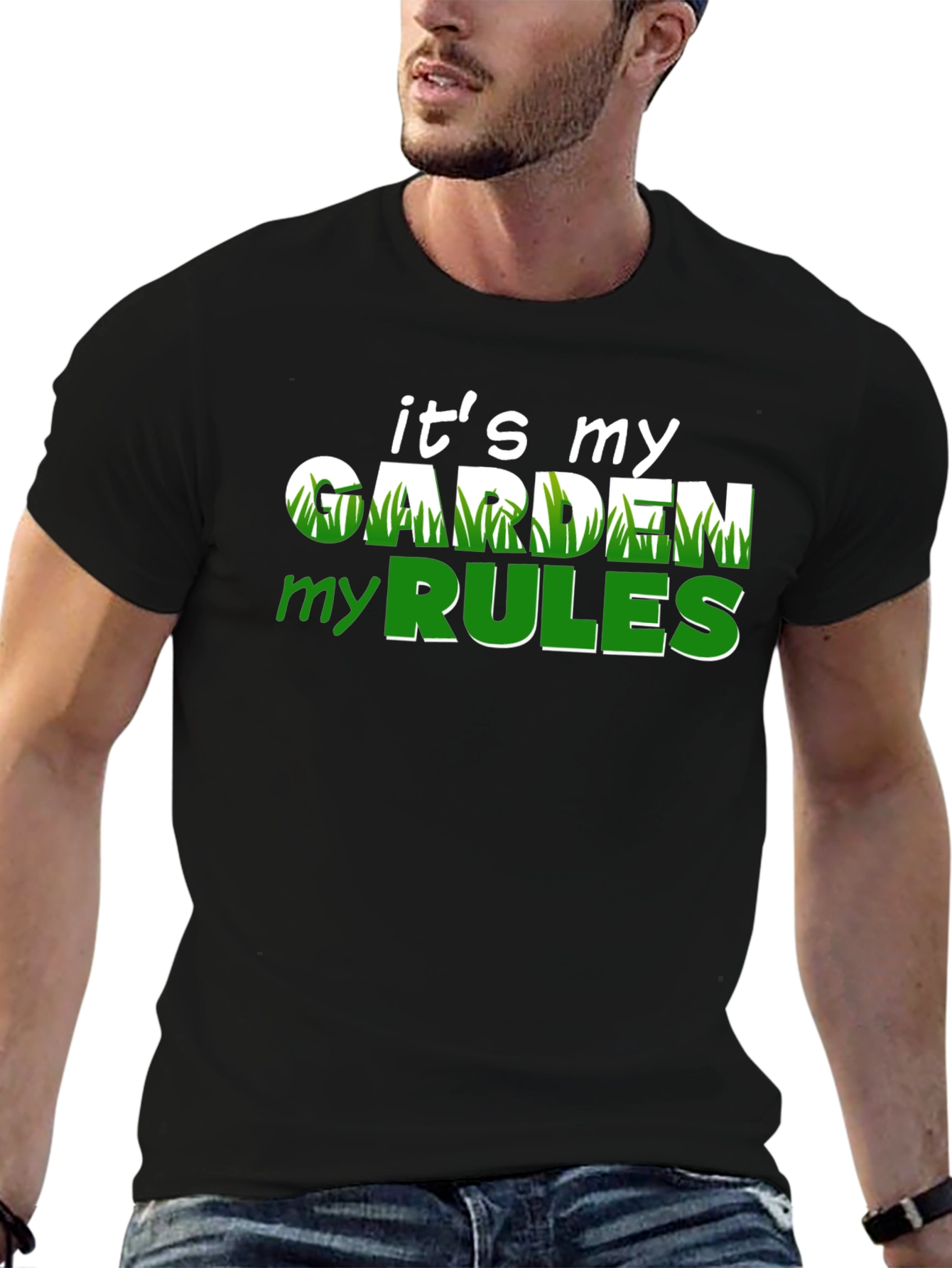 Funny Gardening T-Shirt: Its My Garden My Rules