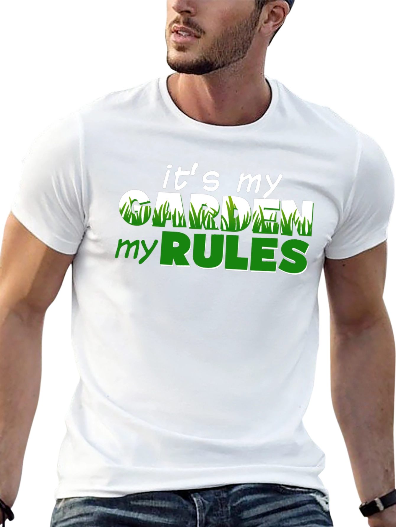 Funny Gardening T-Shirt: Its My Garden My Rules