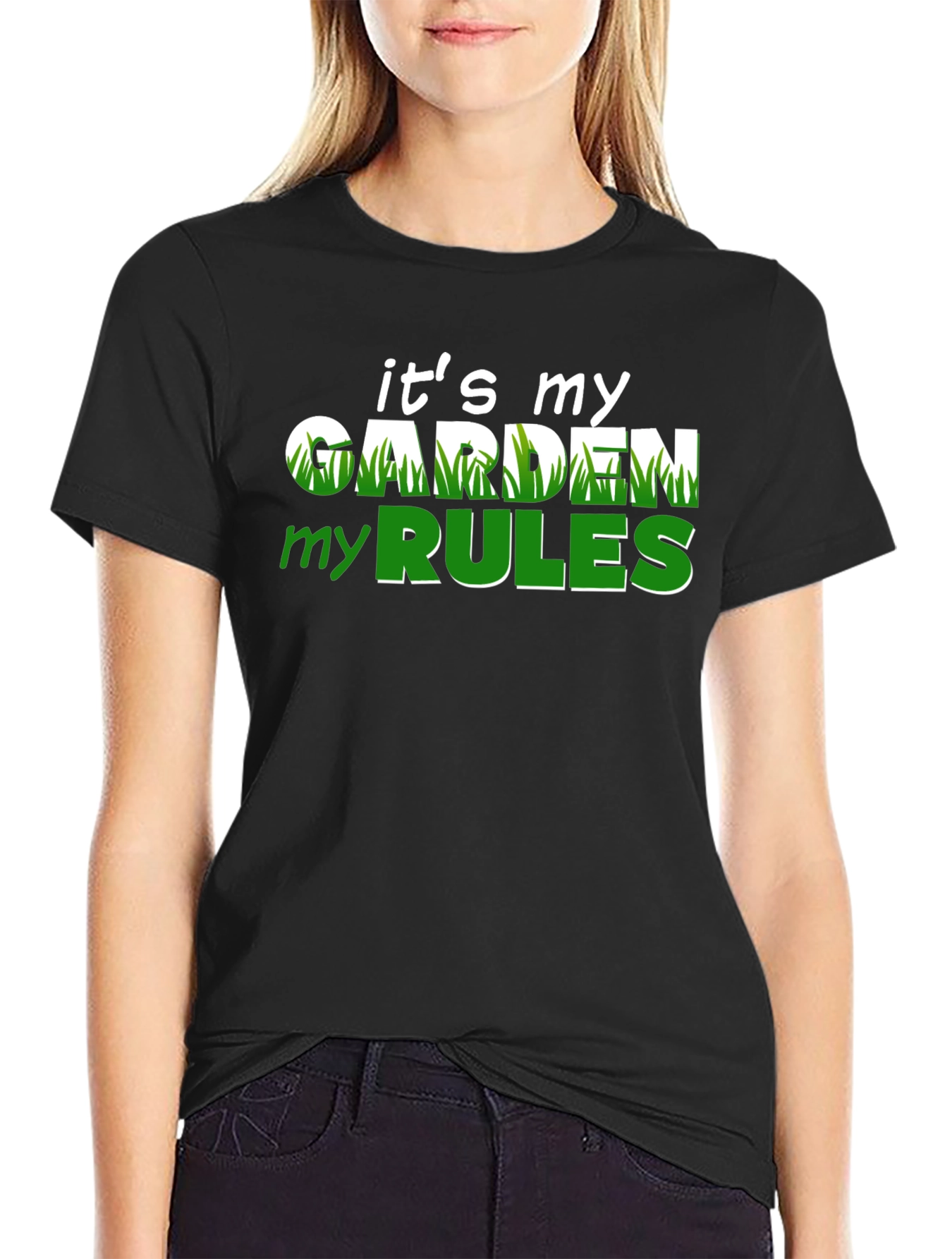 Funny Gardening T-Shirt: Its My Garden My Rules