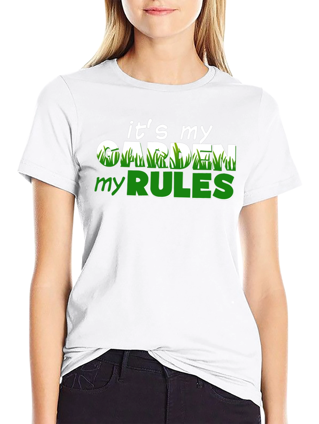Funny Gardening T-Shirt: Its My Garden My Rules