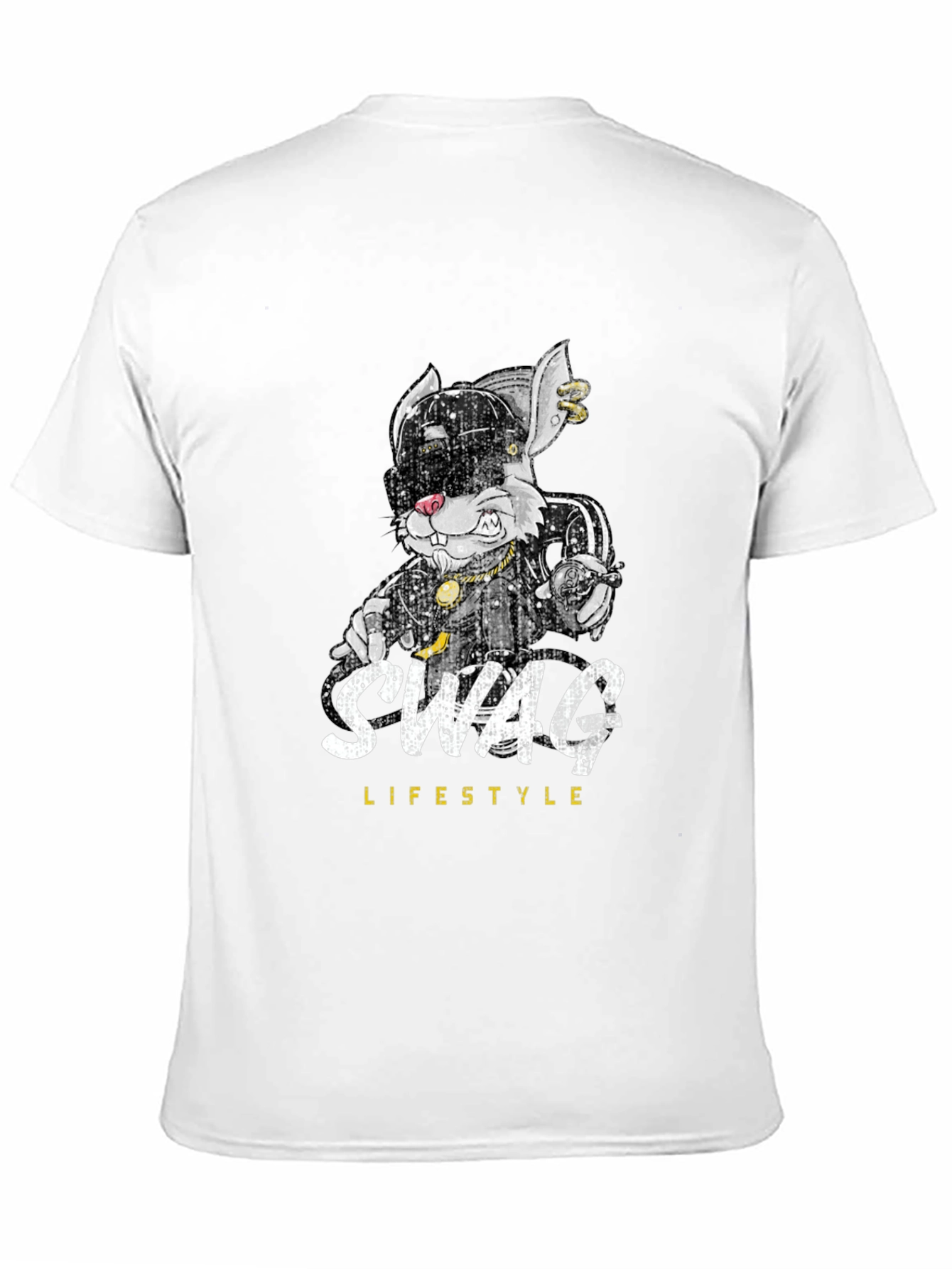 Swag Lifestyle Black Graphic T-Shirt