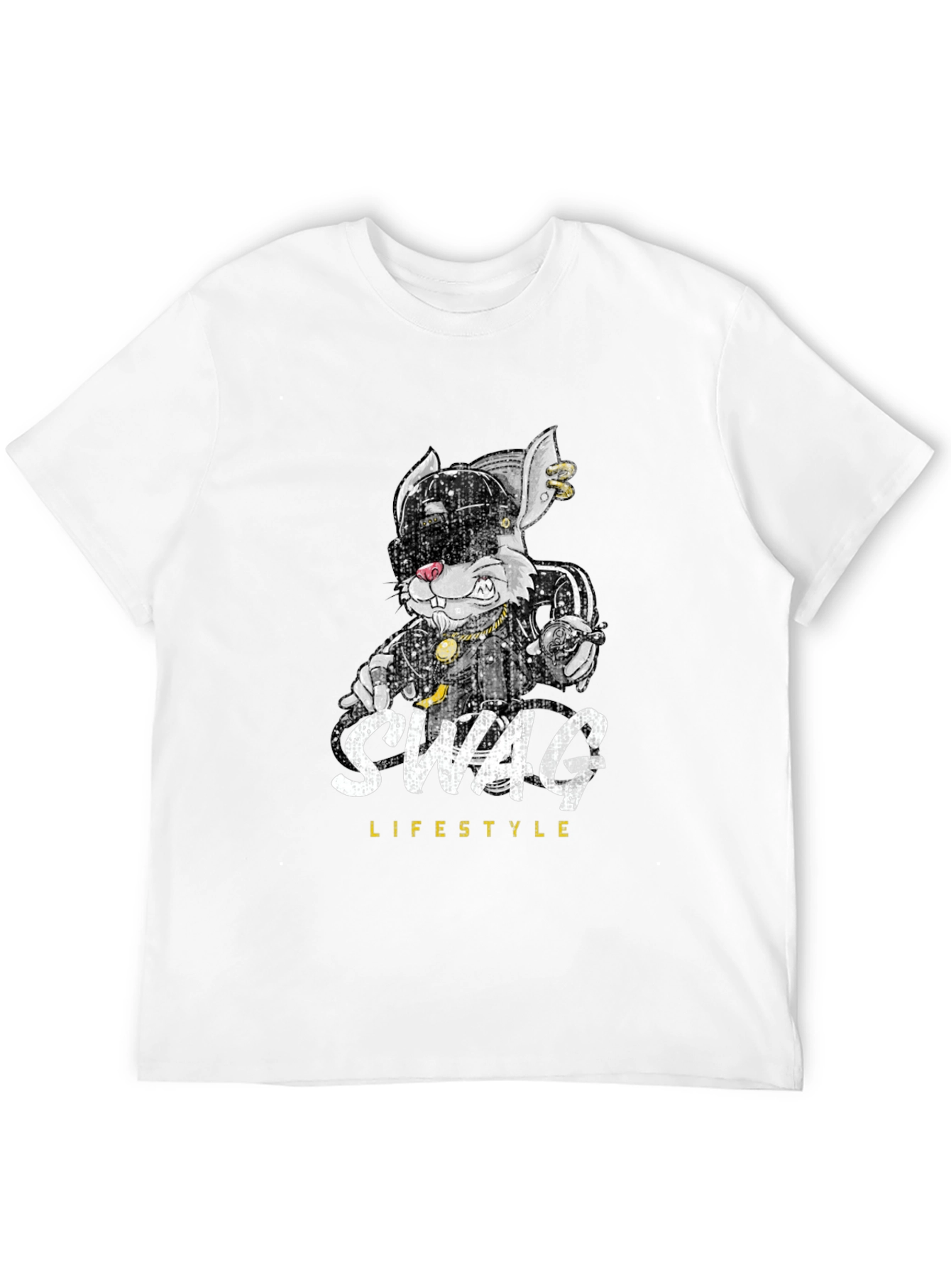 Swag Lifestyle Black Graphic T-Shirt