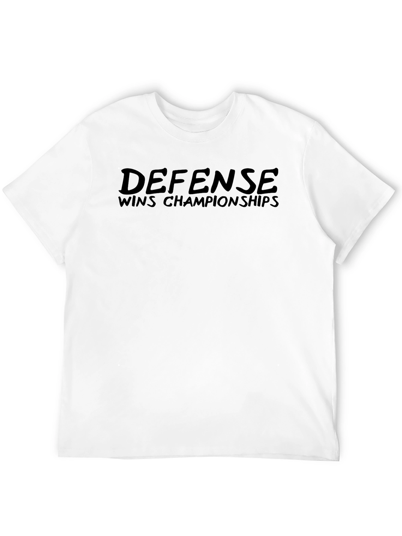 Defense Wins Championships Black T-Shirt