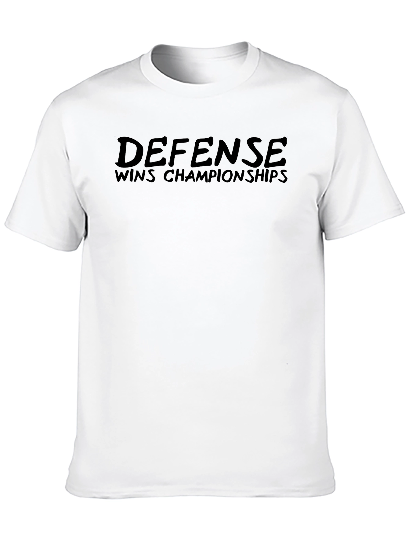 Defense Wins Championships Black T-Shirt