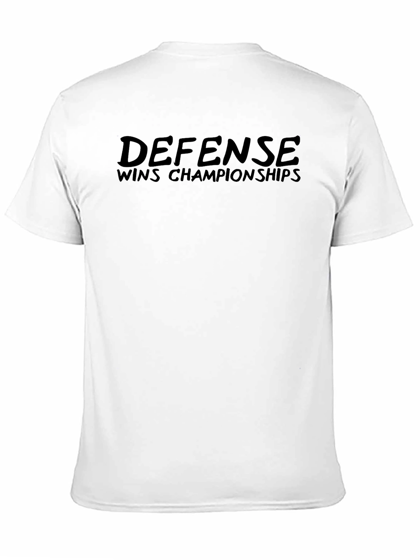 Defense Wins Championships Black T-Shirt