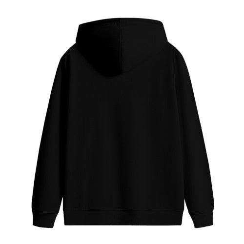 Say You're a Patriot Is Not Enough" Skull Graphic Hoodie - Unisex Edgy Streetwear Pullover (Black & White)