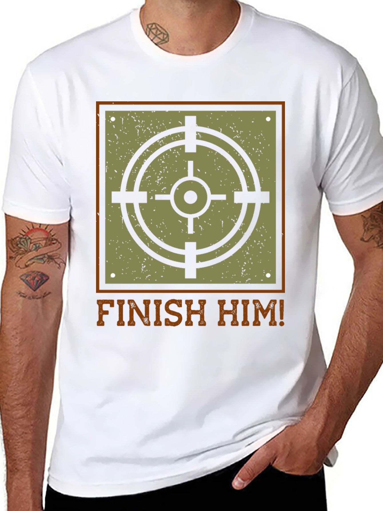 Finish Him! Target T-Shirt
