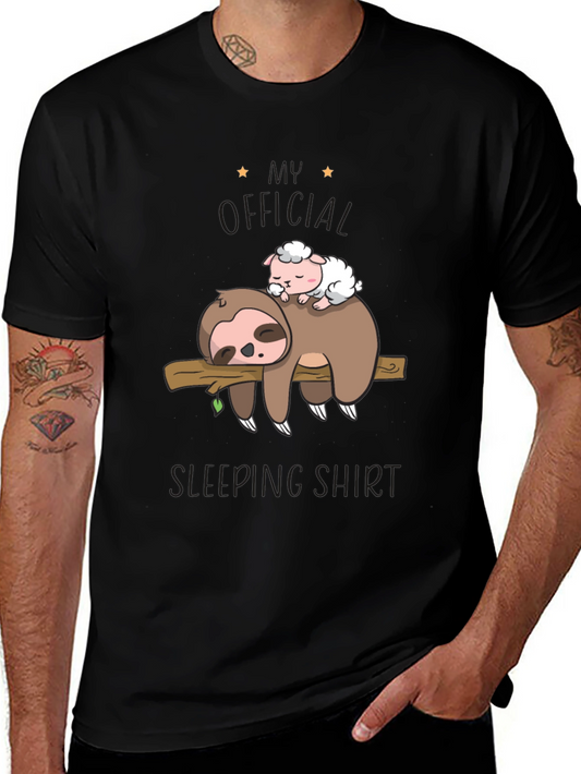 Cute Sloth & Sheep Sleeping Shirt - Super Soft Tee