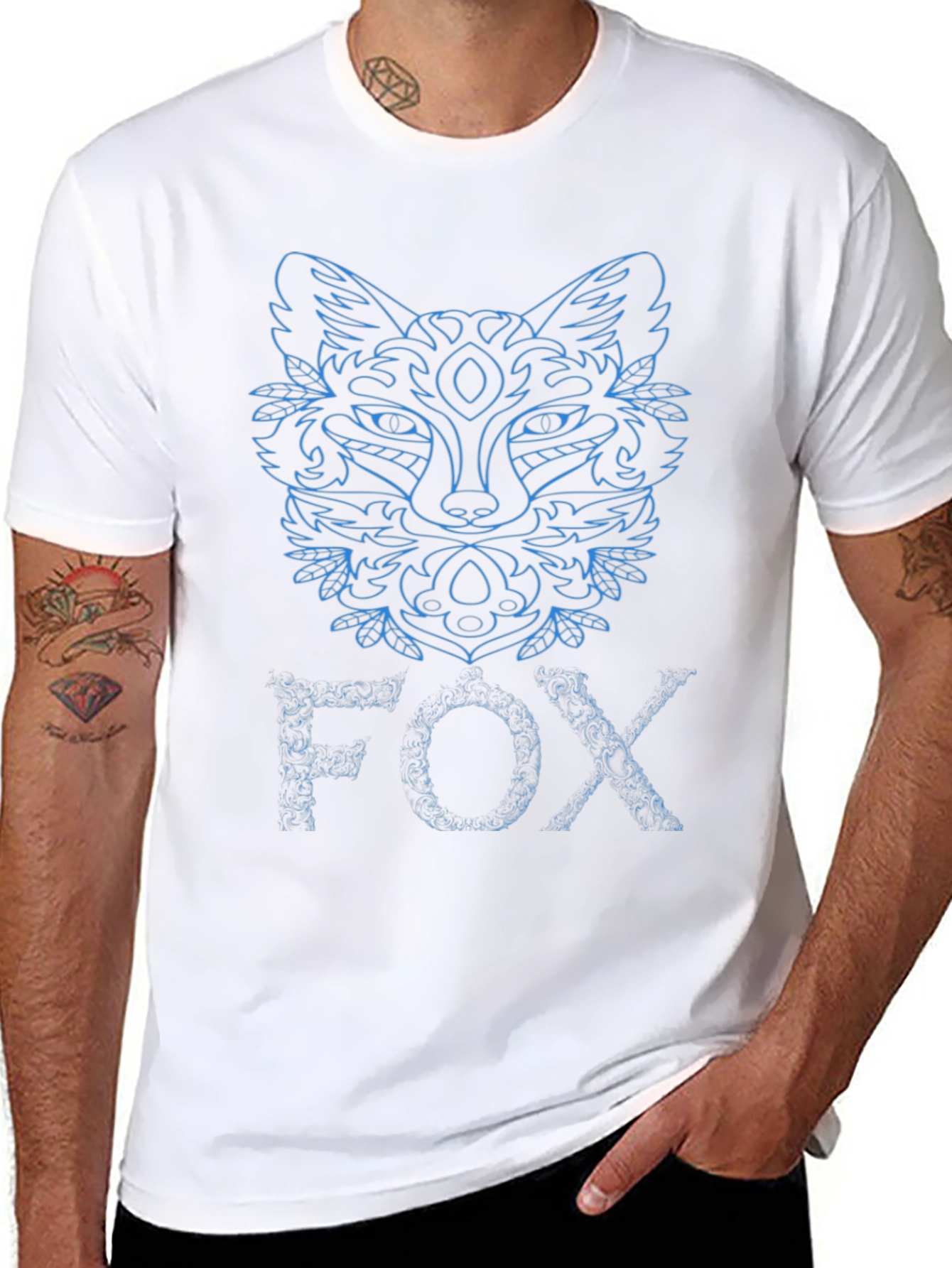 Fox Graphic Tee - Stylish & Unique Design