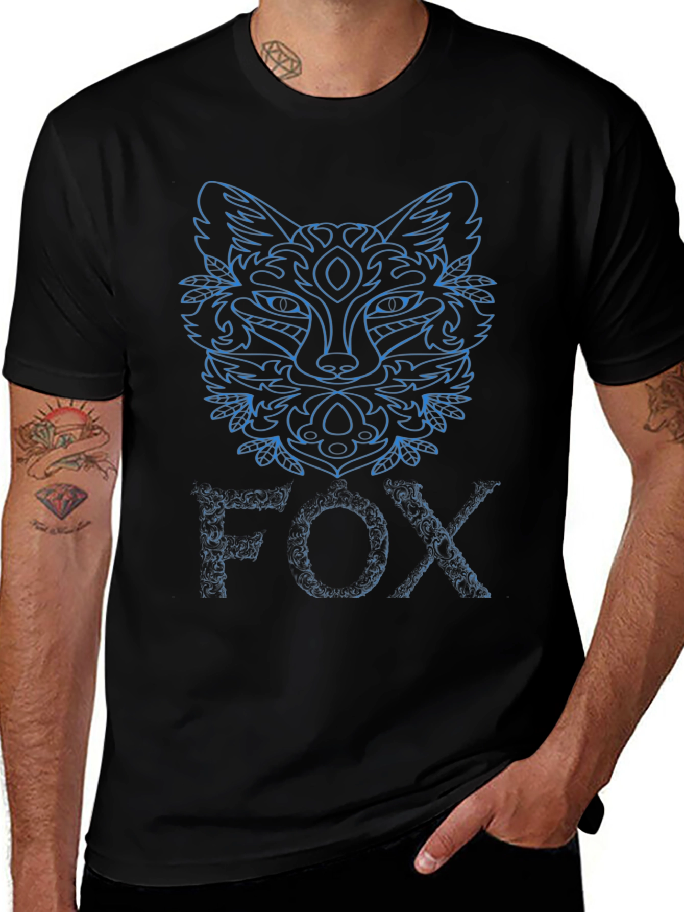 Fox Graphic Tee - Stylish & Unique Design